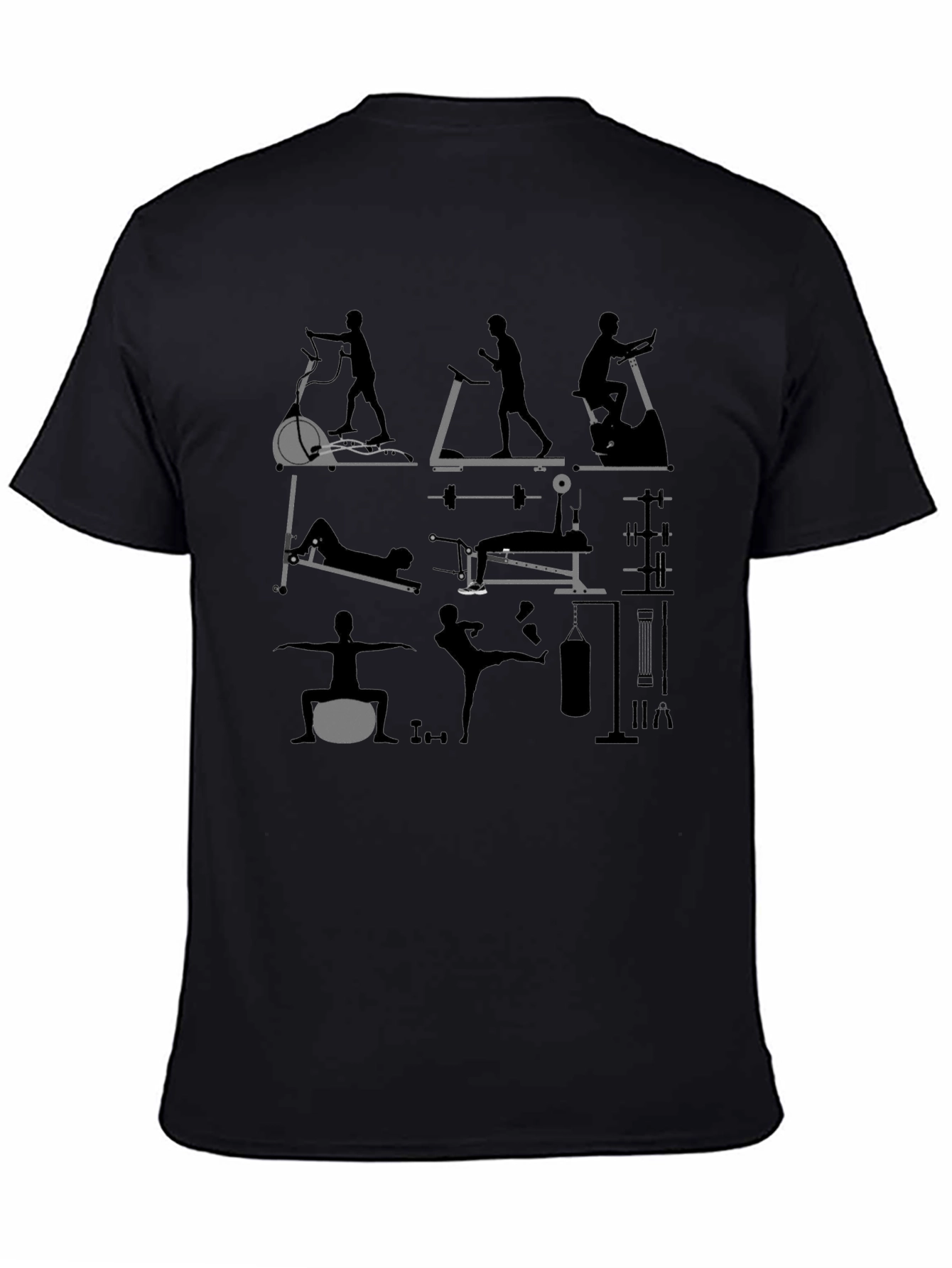 Gym Workout Graphic Tee - Fitness Enthusiast Shirt