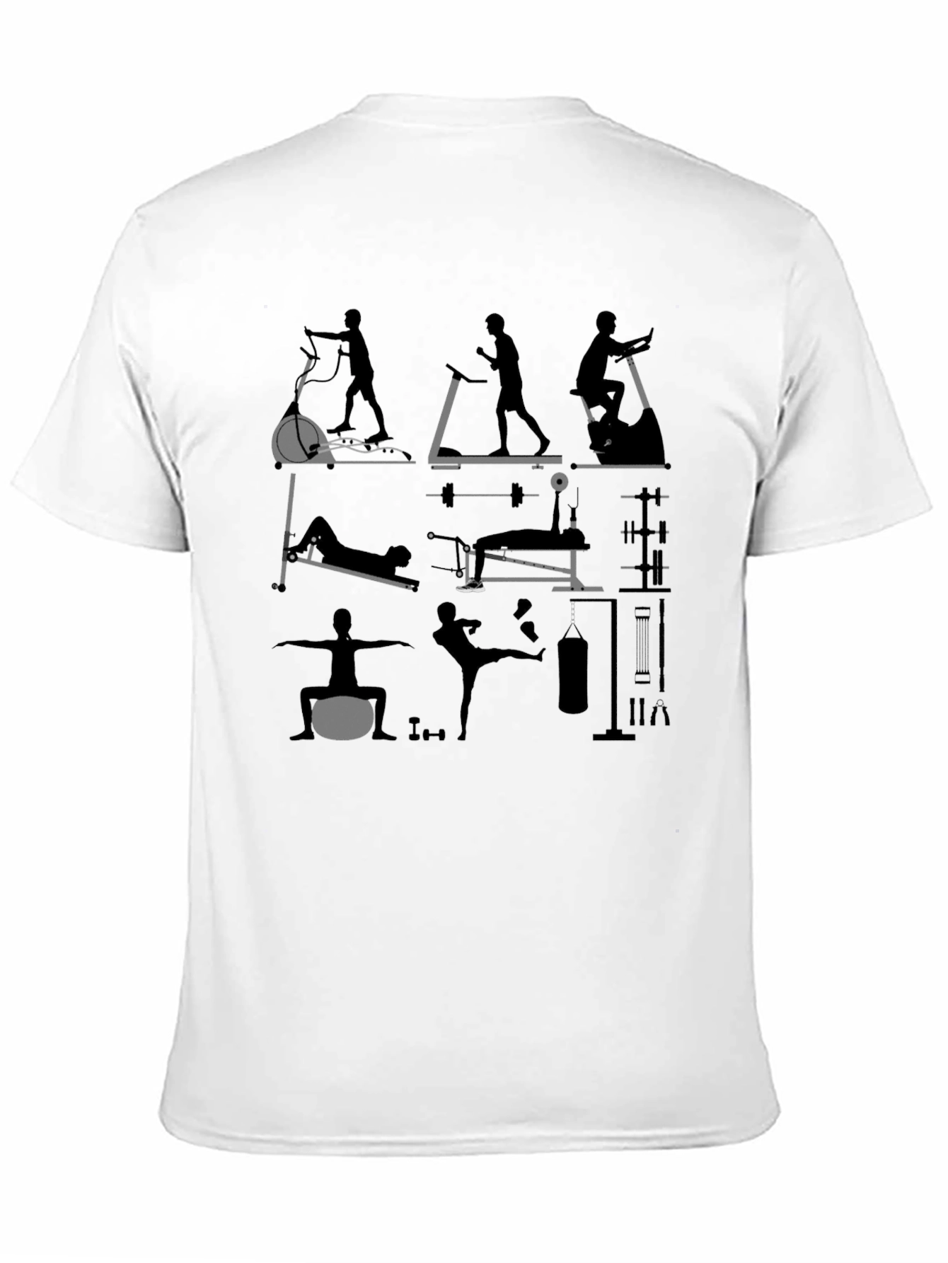Gym Workout Graphic Tee - Fitness Enthusiast Shirt