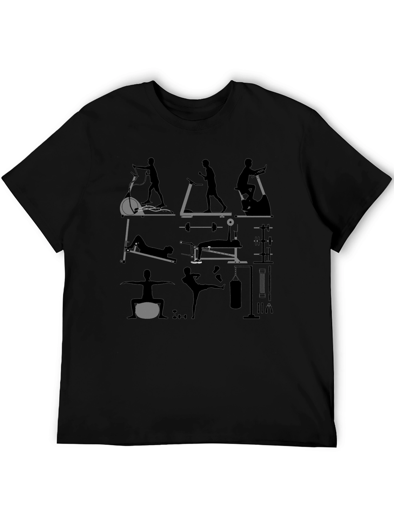 Gym Workout Graphic Tee - Fitness Enthusiast Shirt