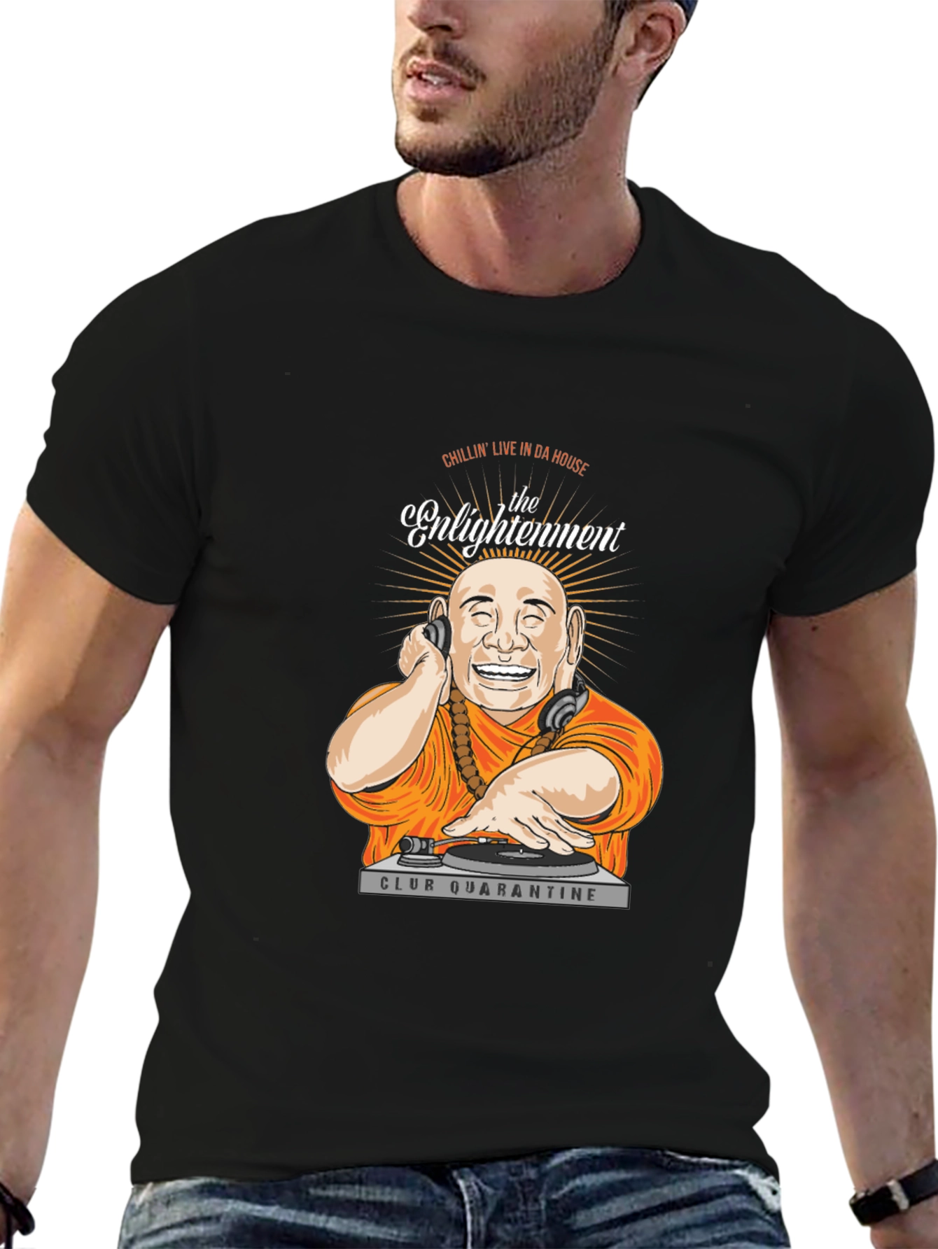 Enlightenment DJ T-Shirt - Club Quarantine