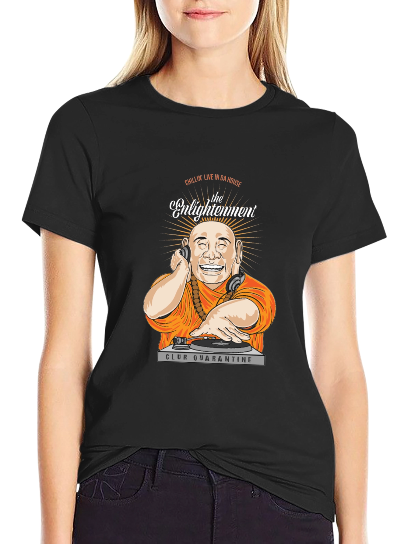 Enlightenment DJ T-Shirt - Club Quarantine
