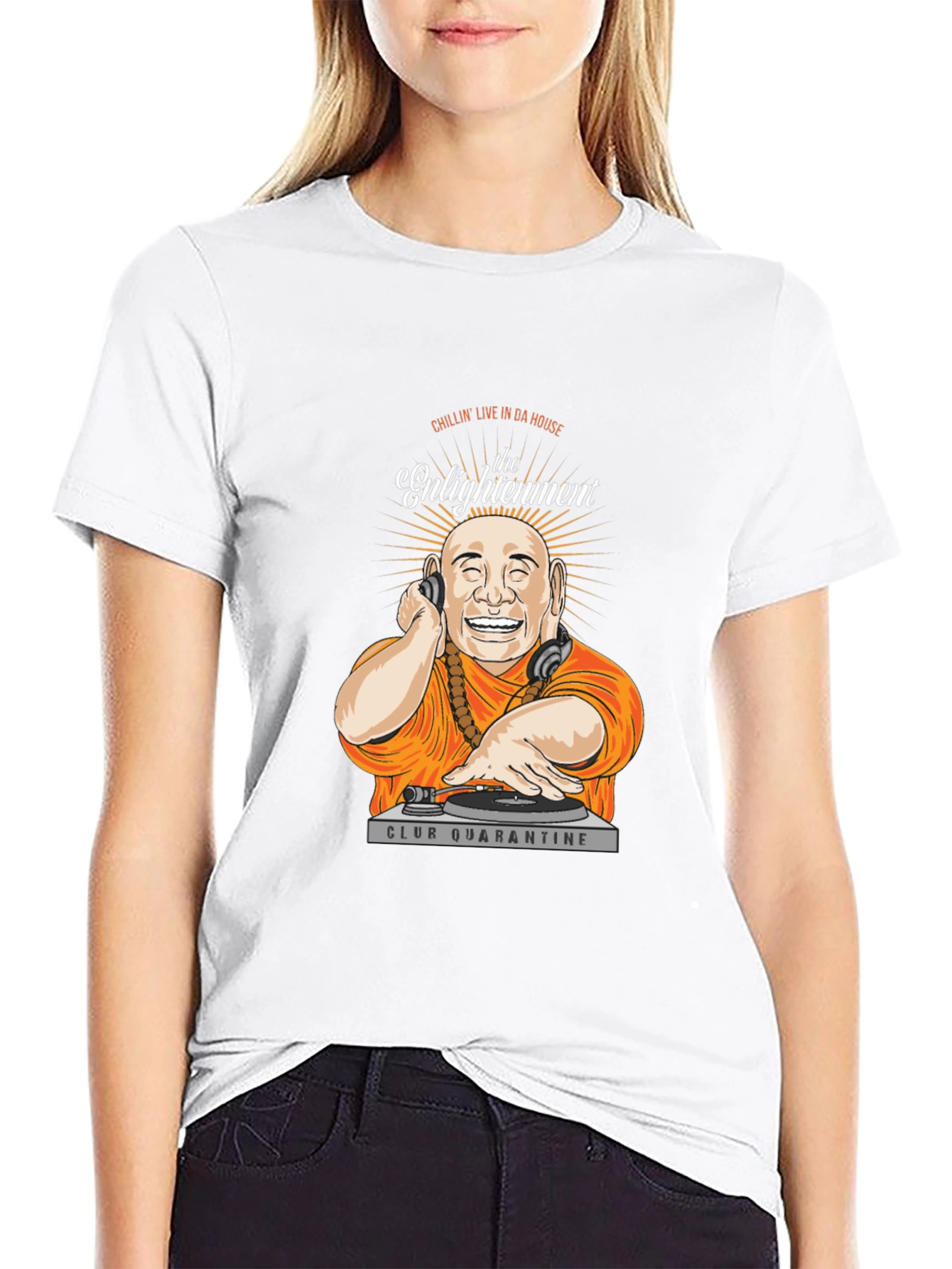 Enlightenment DJ T-Shirt - Club Quarantine