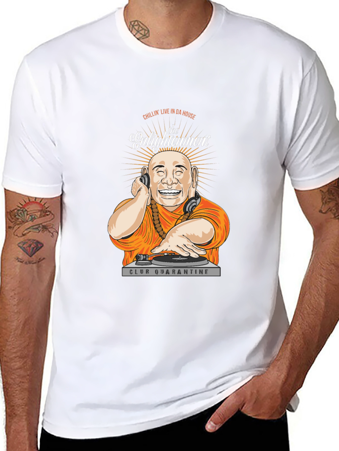 Enlightenment DJ T-Shirt - Club Quarantine