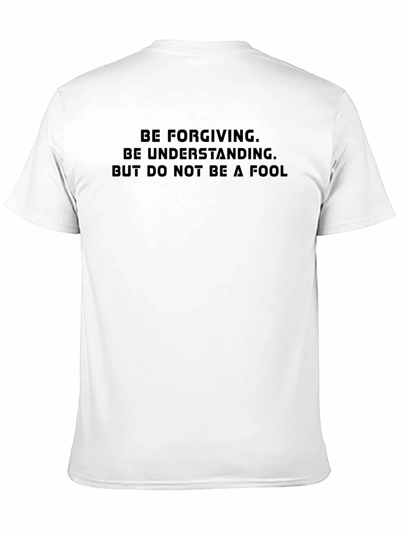 Be Forgiving Black Graphic Tee