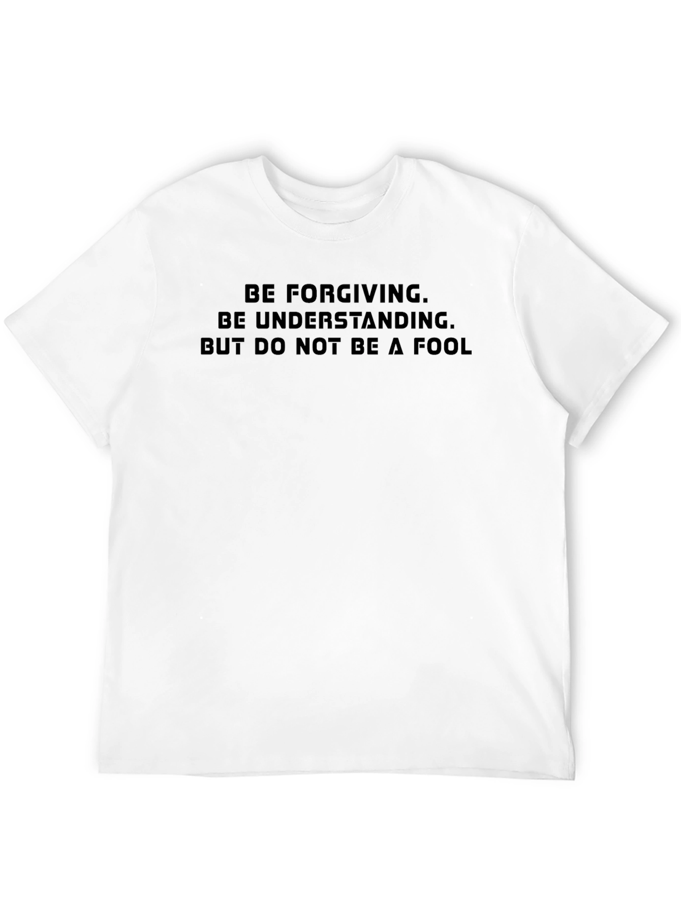 Be Forgiving Black Graphic Tee