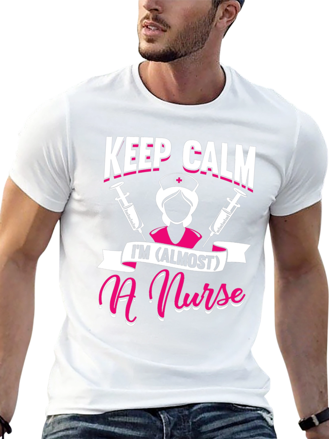 Keep Calm Im (Almost) a Nurse T-Shirt