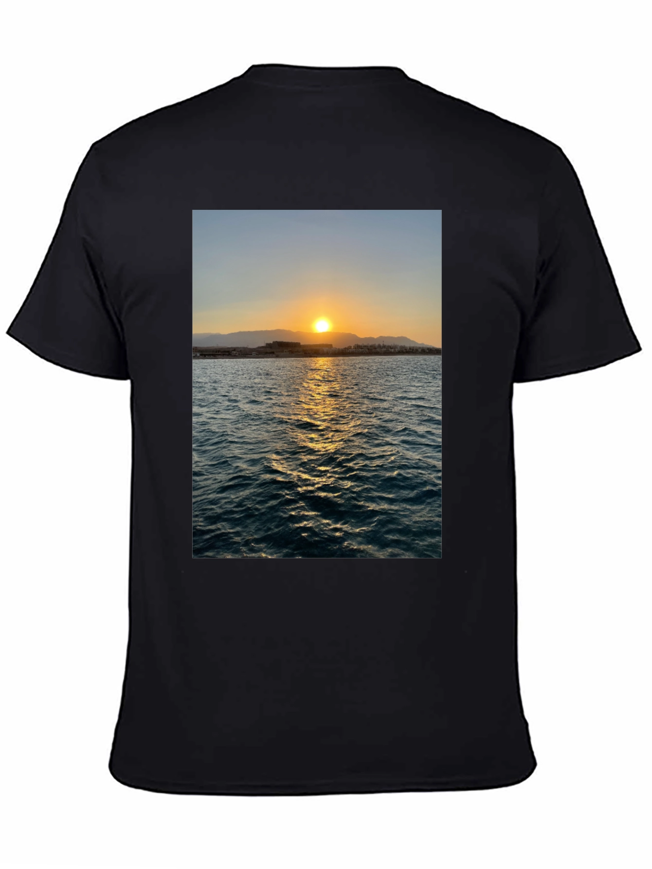 Sunset Over Ocean Graphic Tee