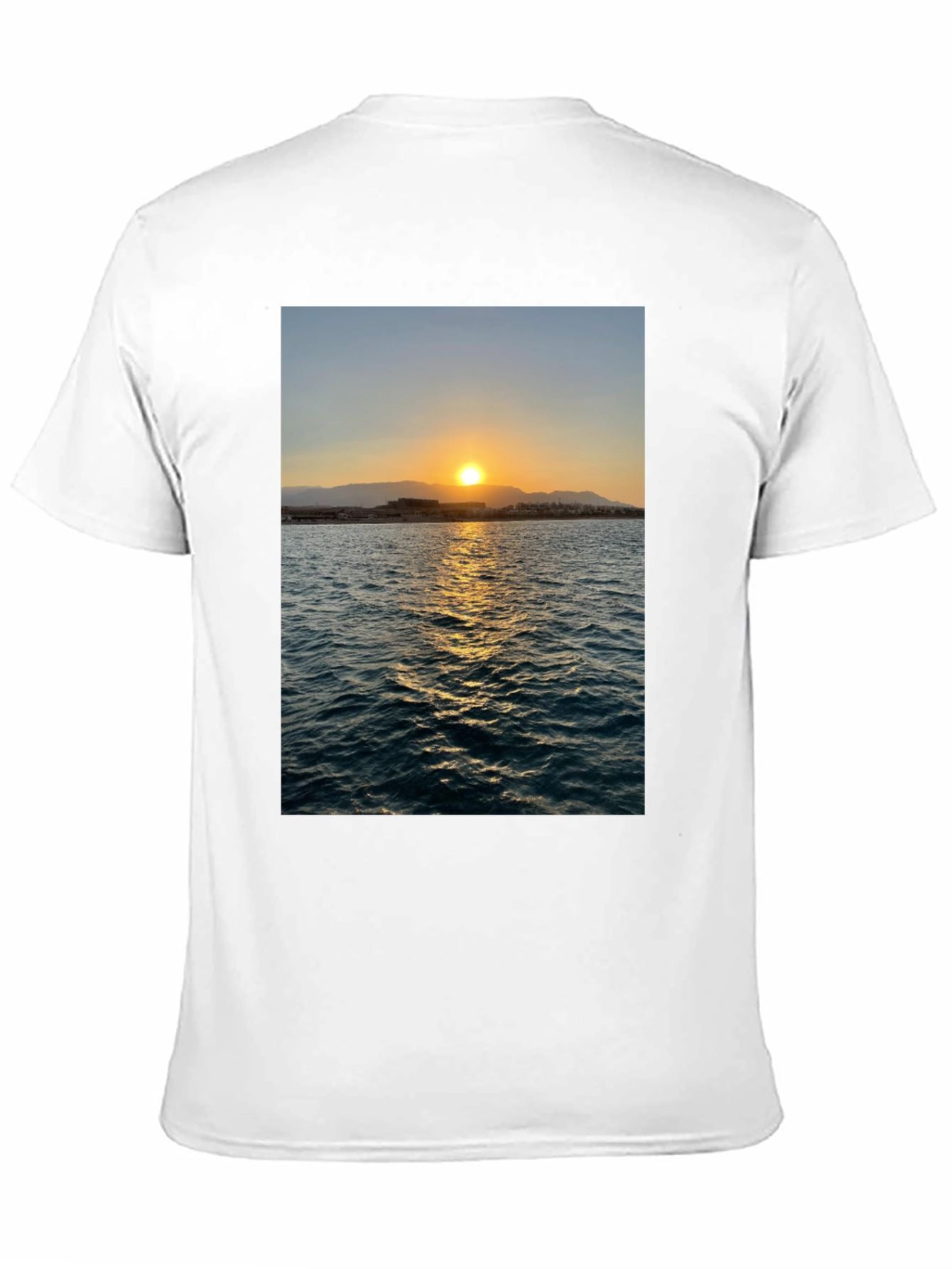 Sunset Over Ocean Graphic Tee