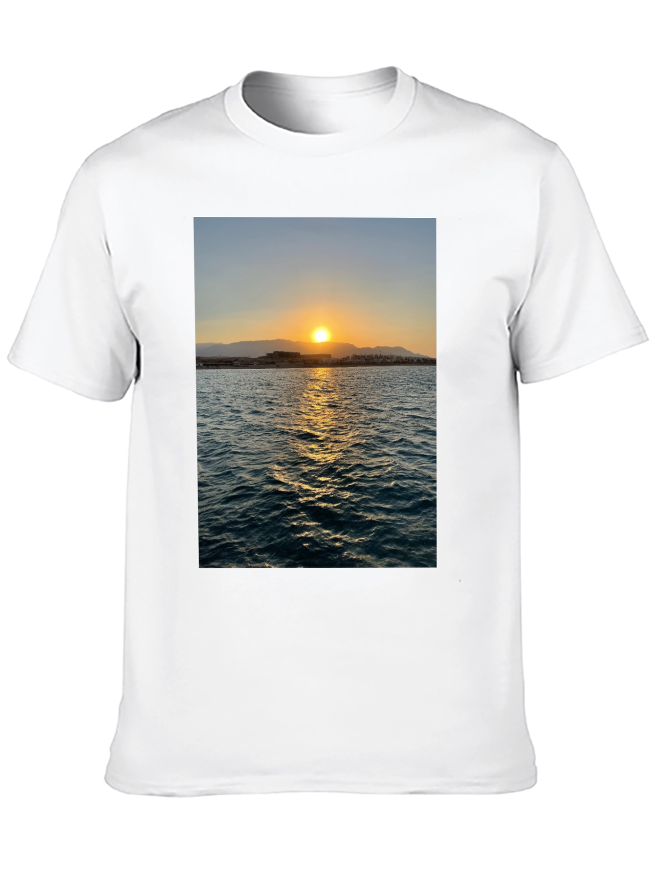 Sunset Over Ocean Graphic Tee