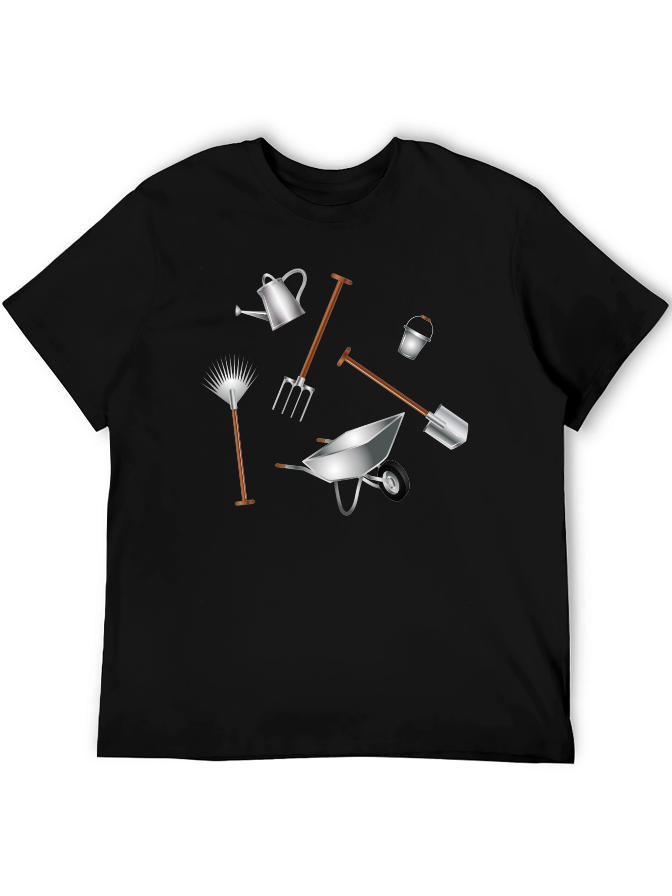 Gardening Tools Graphic T-Shirt
