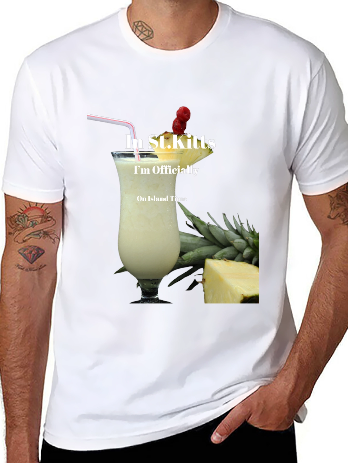 St. Kitts Island Time Graphic Tee