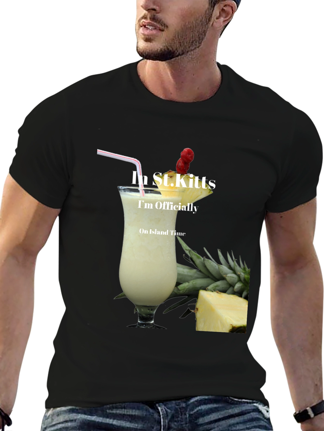 St. Kitts Island Time Graphic Tee