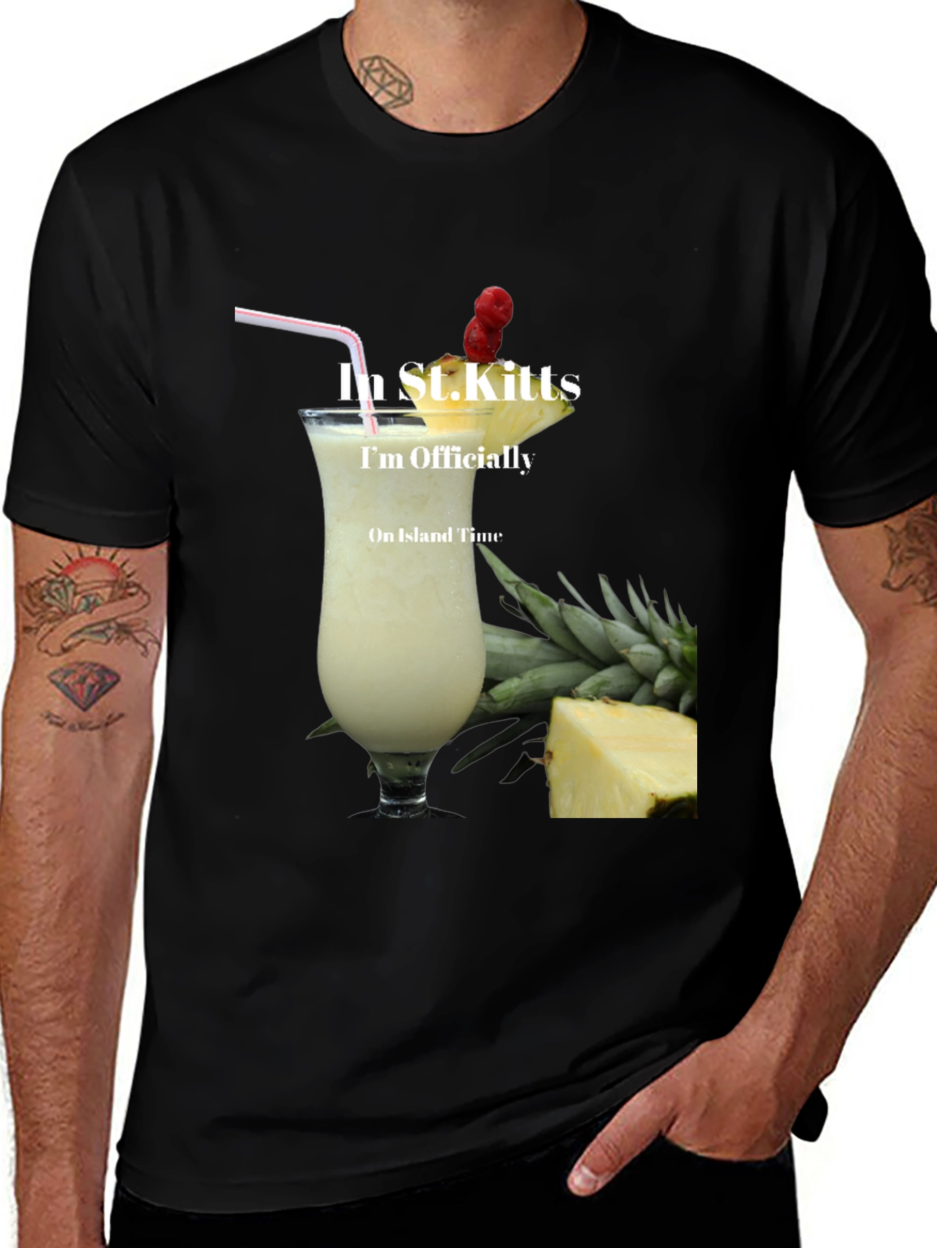 St. Kitts Island Time Graphic Tee