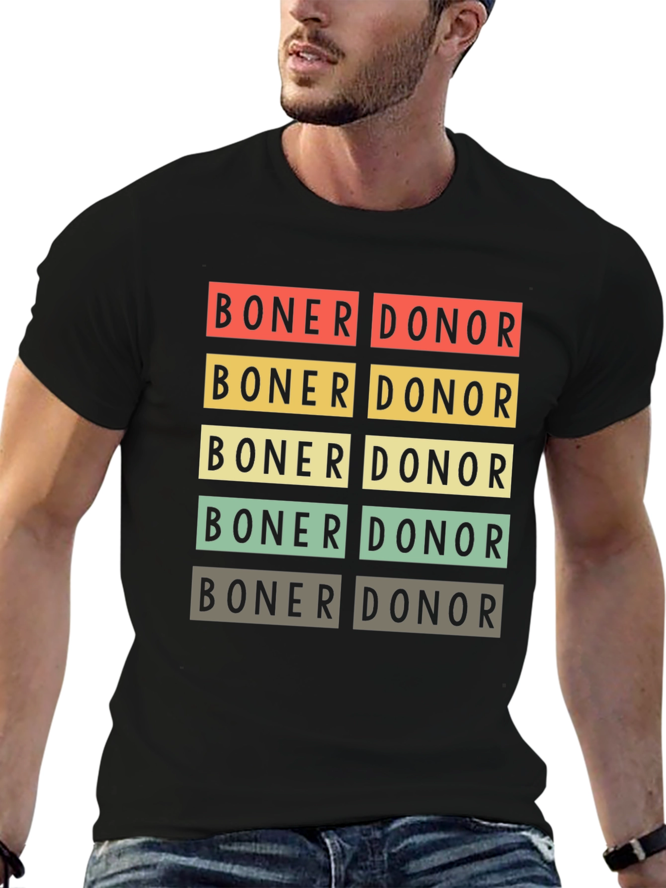 Boner Donor Graphic Tee - Bold Statement Shirt