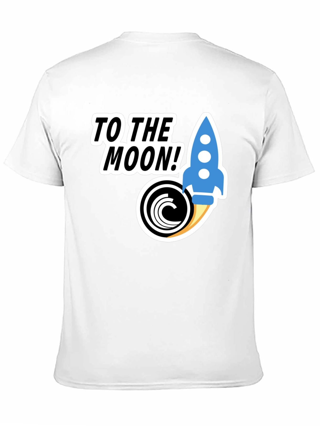 To The Moon Crypto Rocket T-Shirt