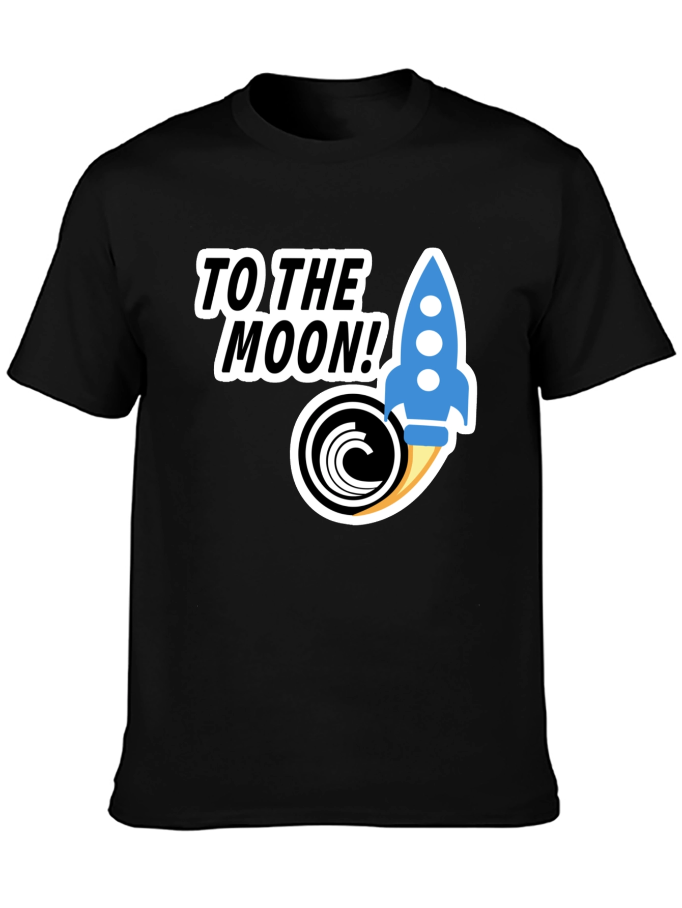 To The Moon Crypto Rocket T-Shirt