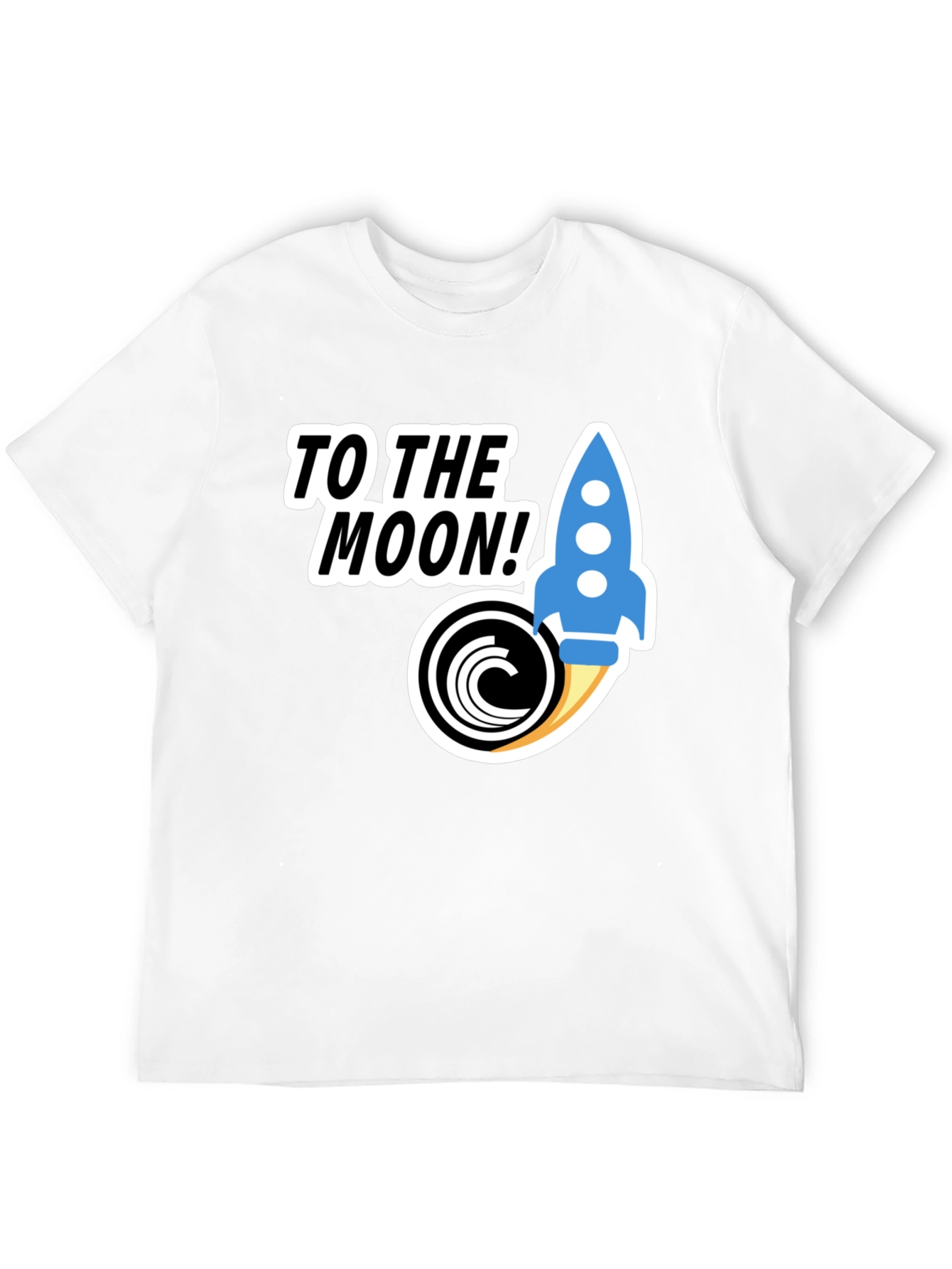 To The Moon Crypto Rocket T-Shirt