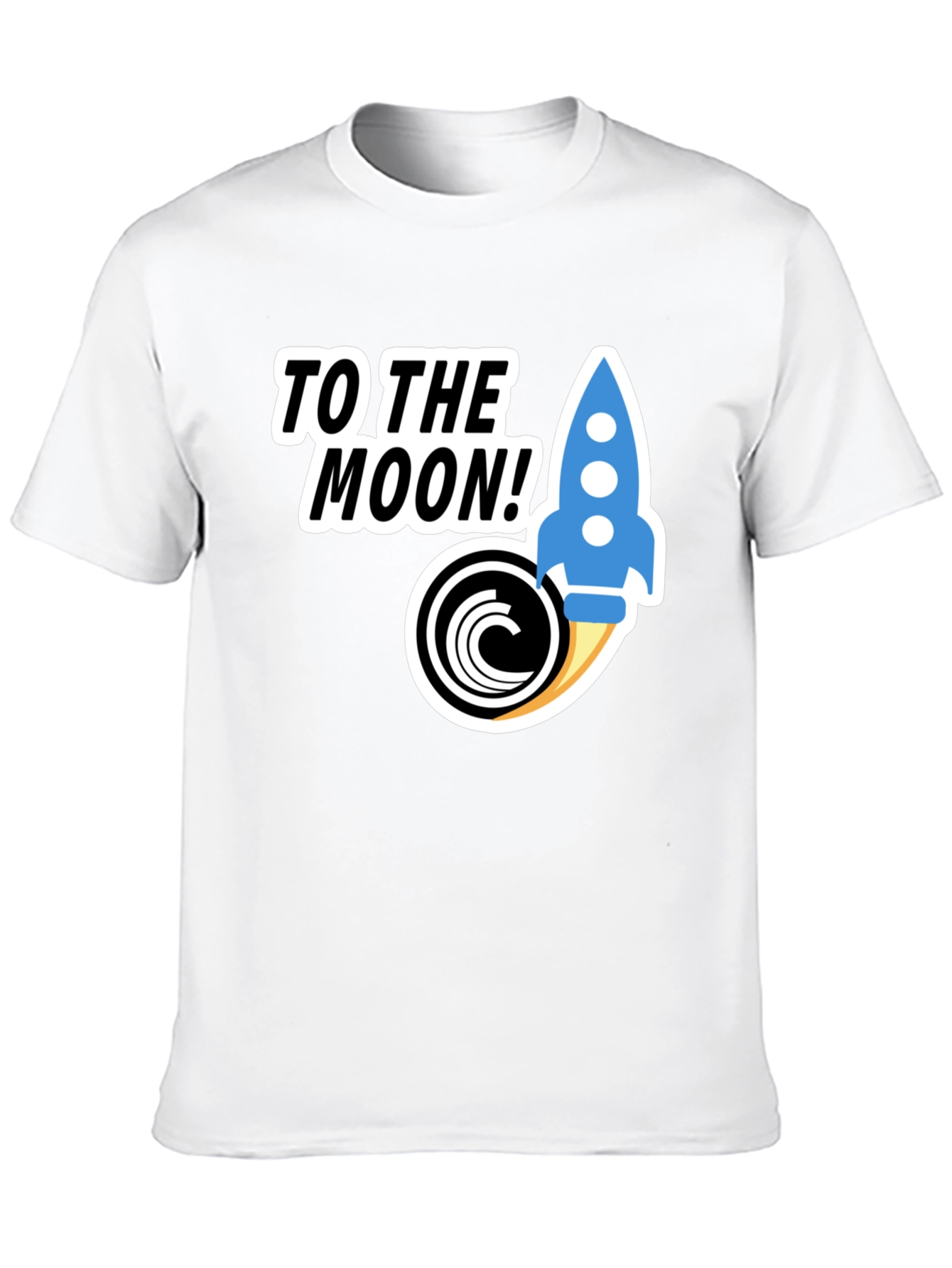 To The Moon Crypto Rocket T-Shirt