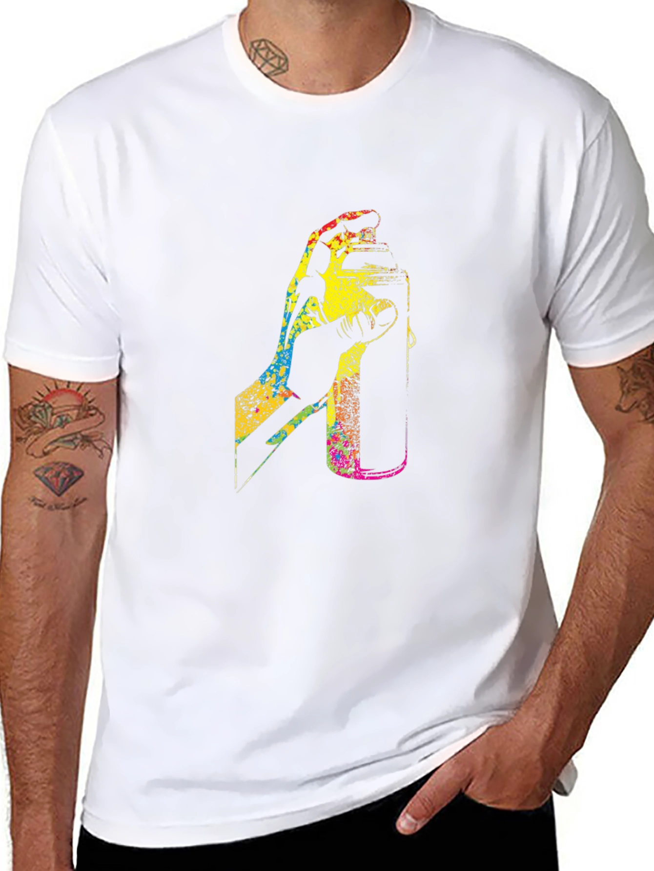 Spray Paint Hand Graphic Tee