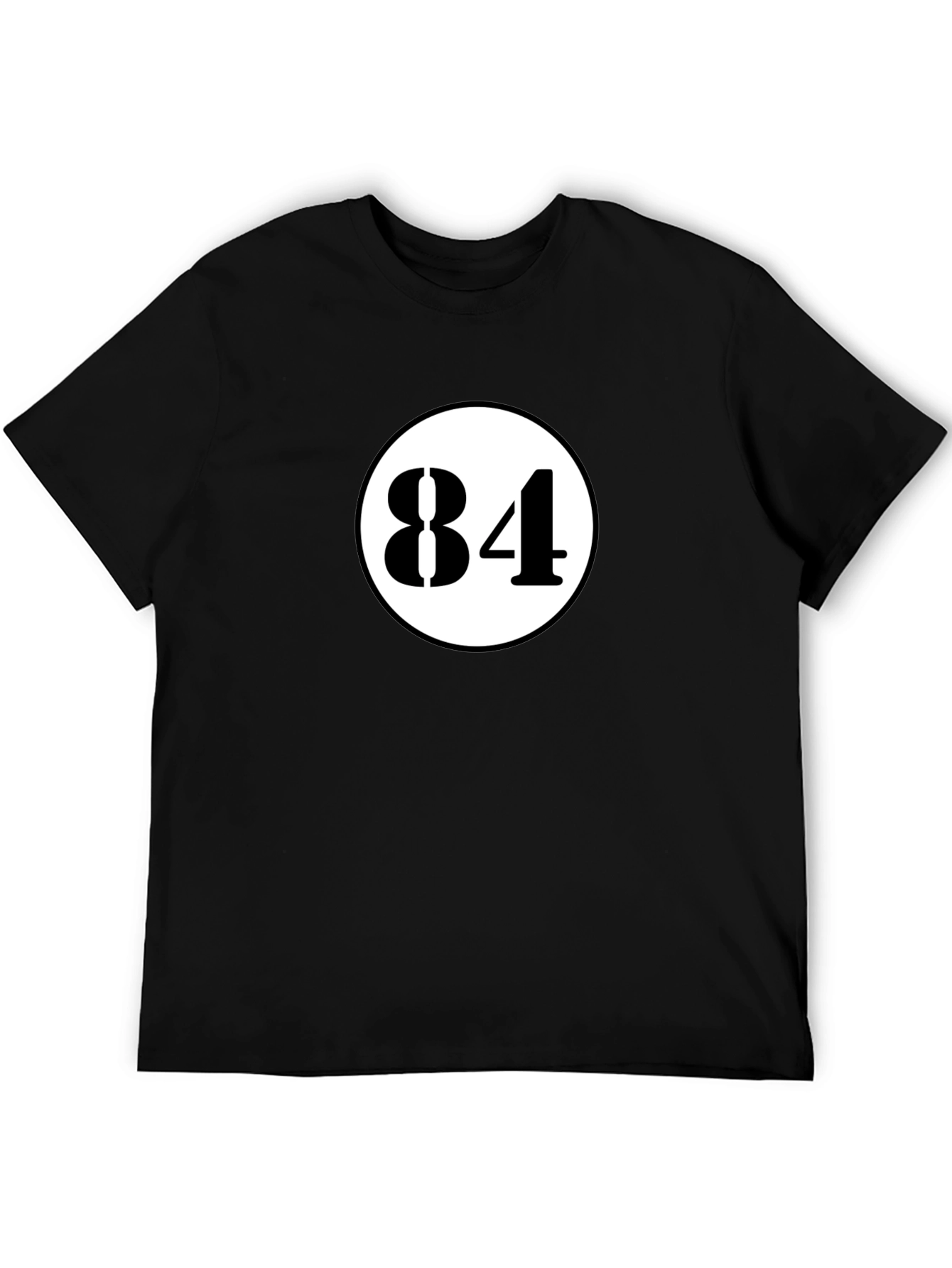 Retro 84 Graphic Tee - Classic Black T-Shirt