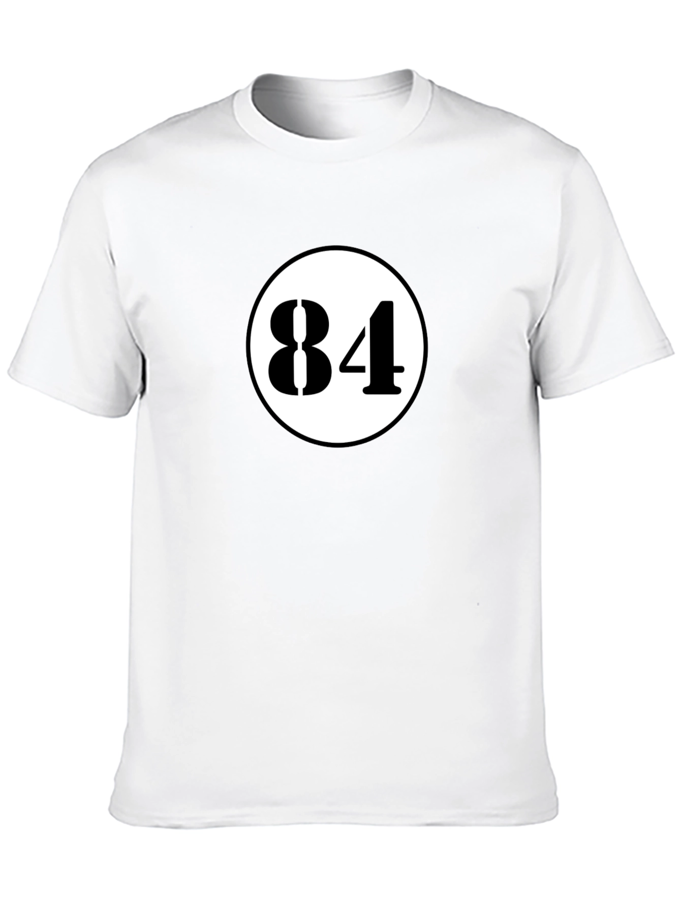 Retro 84 Graphic Tee - Classic Black T-Shirt