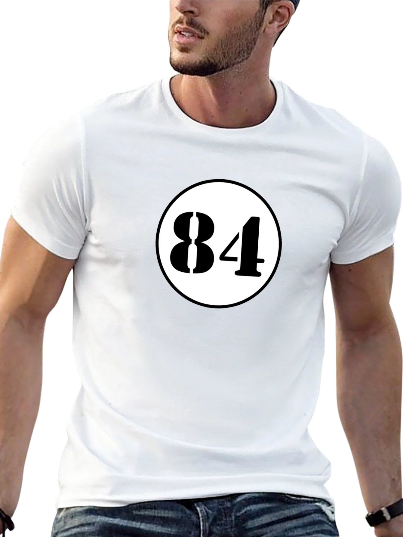 Retro 84 Graphic Tee - Classic Black T-Shirt