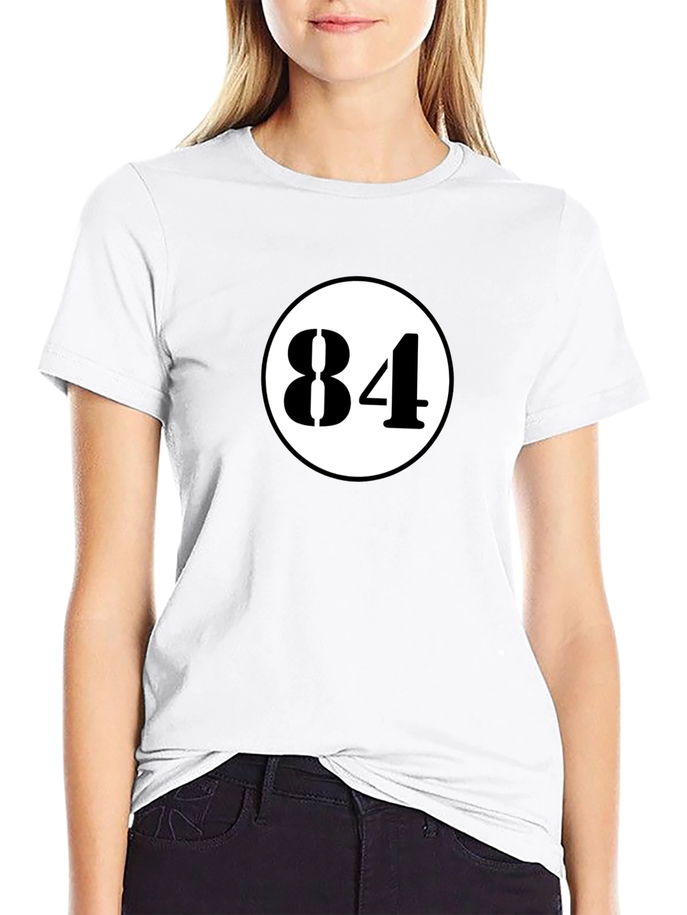 Retro 84 Graphic Tee - Classic Black T-Shirt