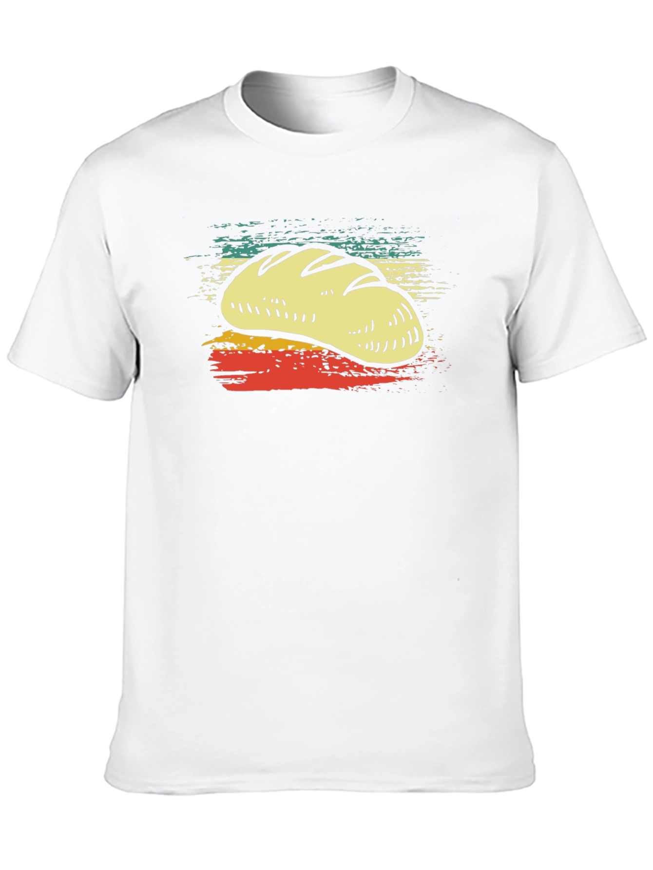 Retro Bread Lover T-Shirt - Black Tee