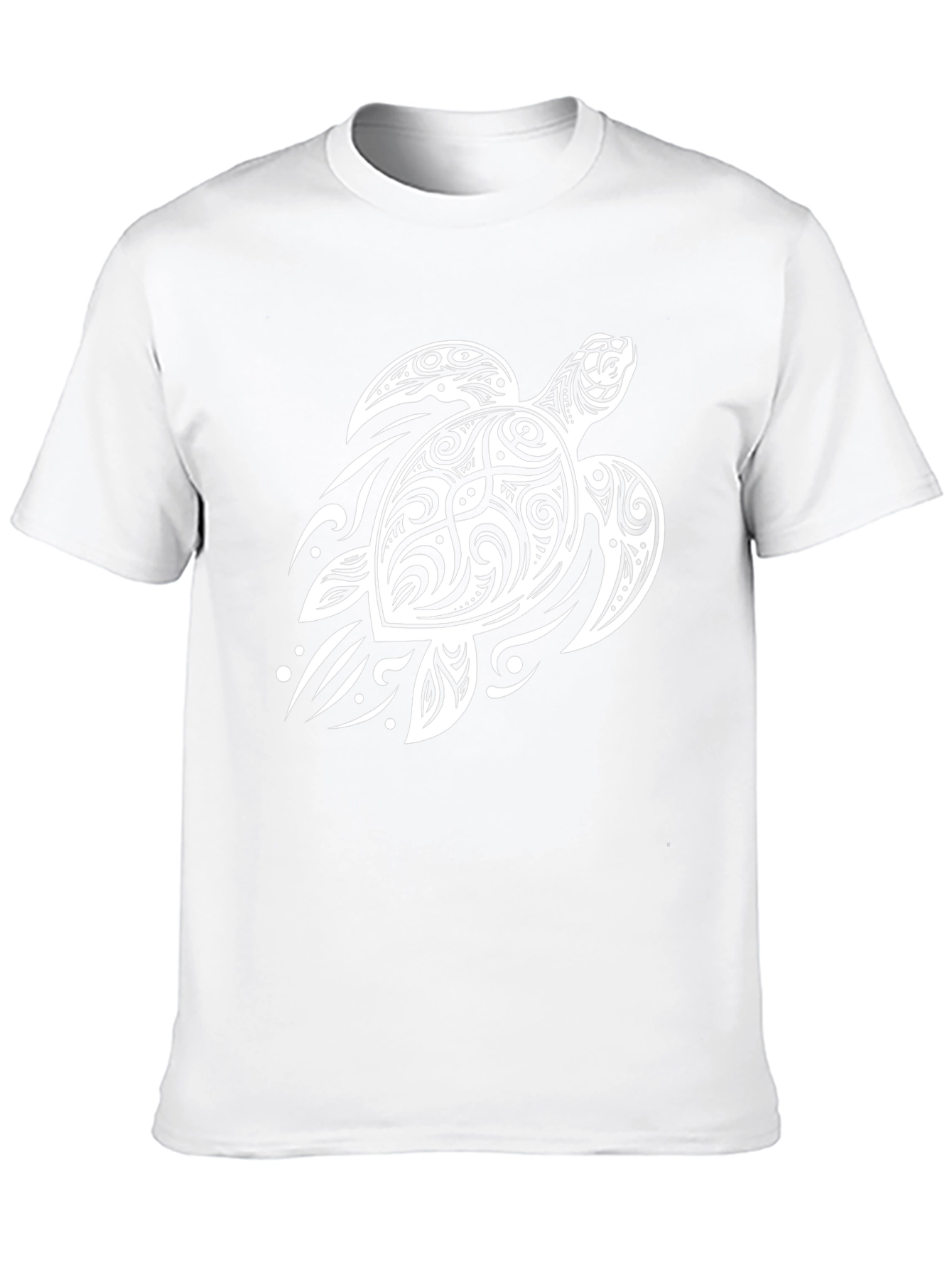 Tribal Turtle Graphic Tee - Black