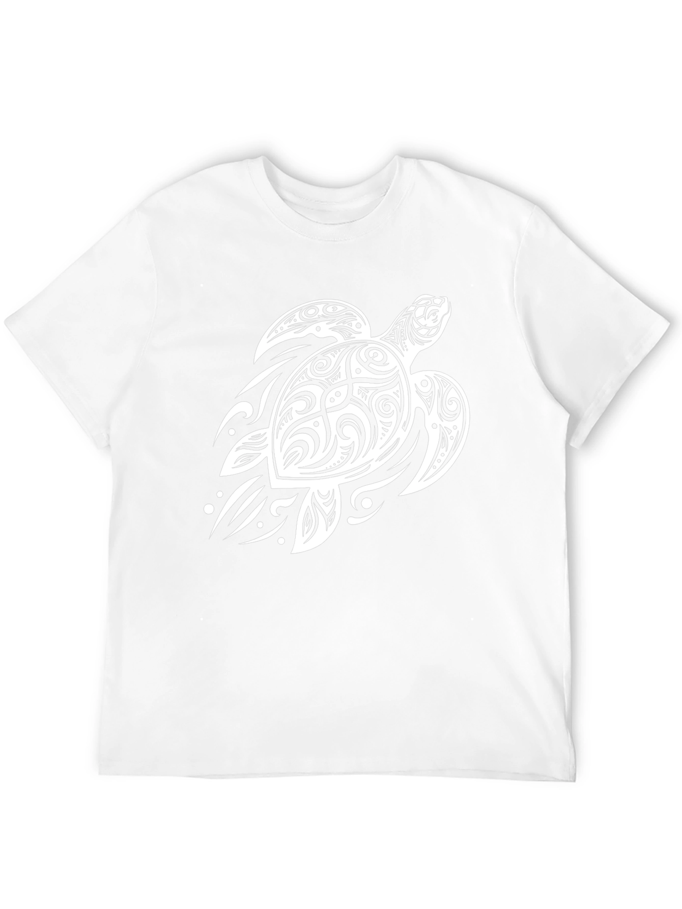 Tribal Turtle Graphic Tee - Black