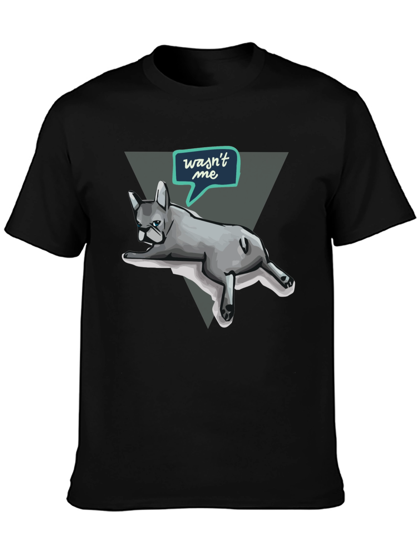 Funny Dog Graphic T-Shirt - Wasnt Me