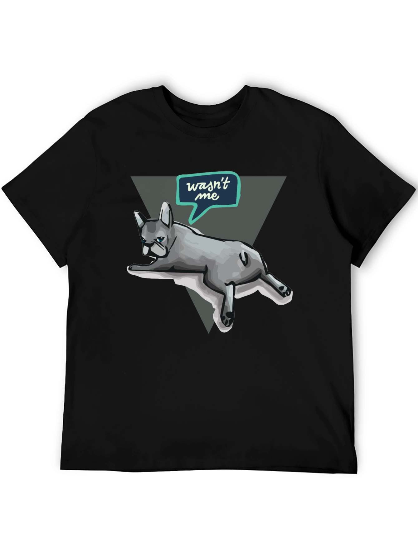 Funny Dog Graphic T-Shirt - Wasnt Me