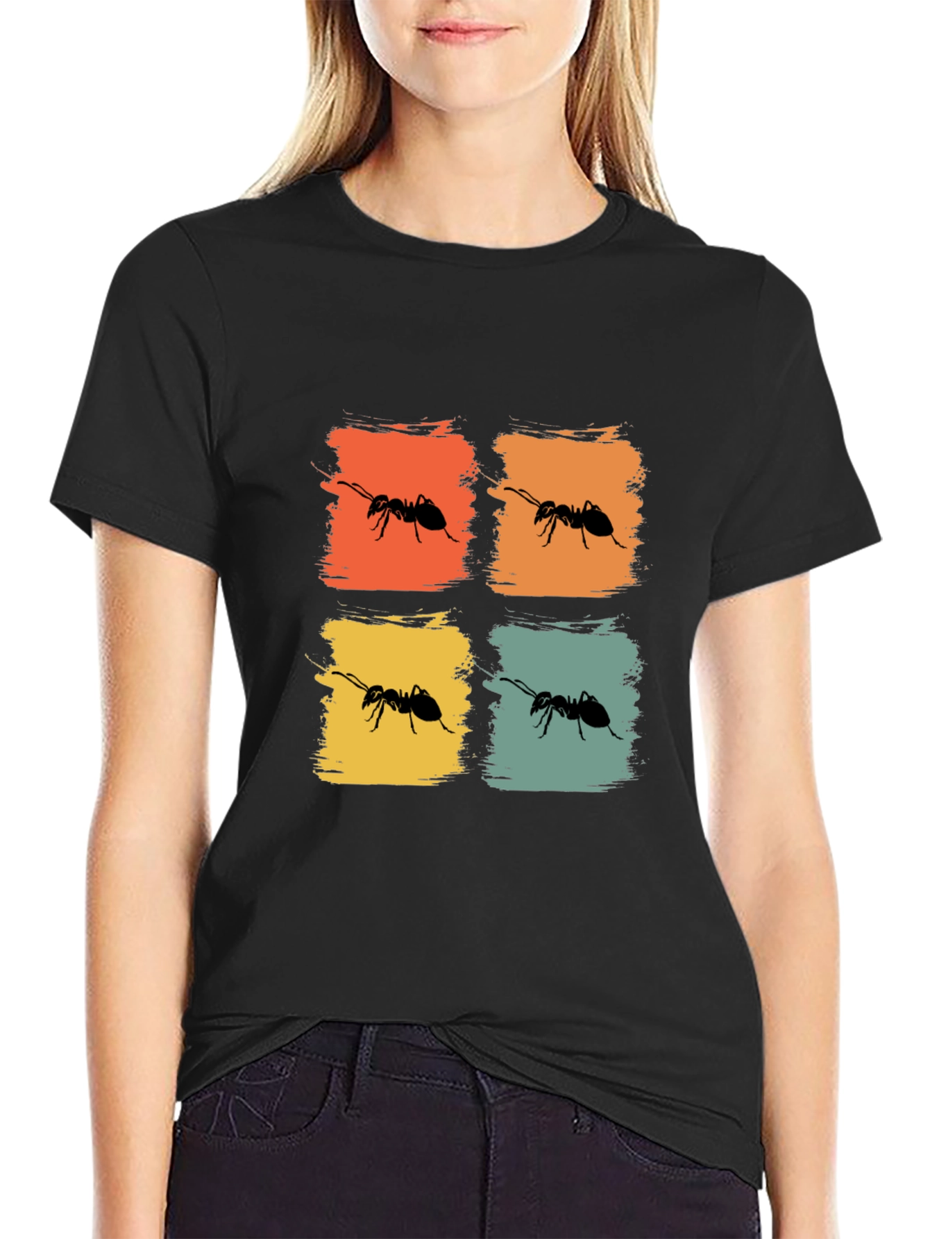 Retro Ant Graphic T-Shirt