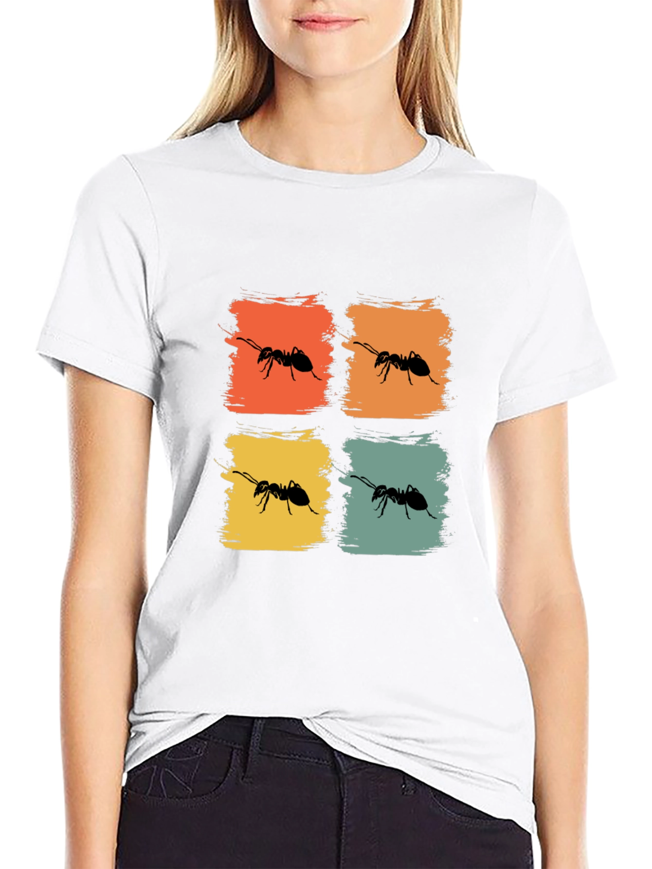 Retro Ant Graphic T-Shirt