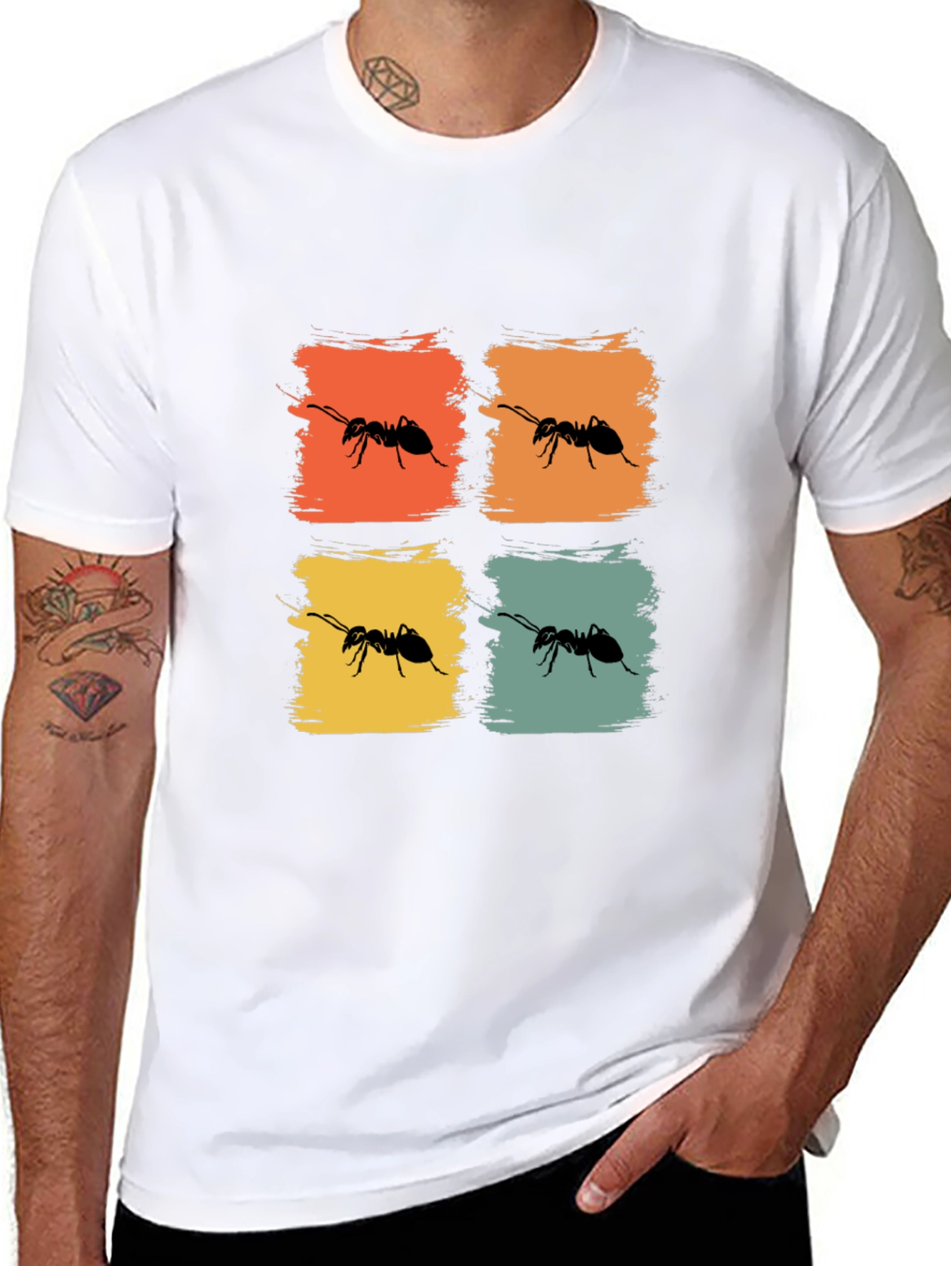 Retro Ant Graphic T-Shirt
