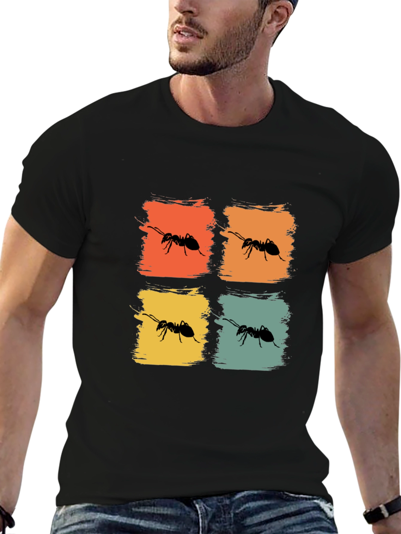 Retro Ant Graphic T-Shirt