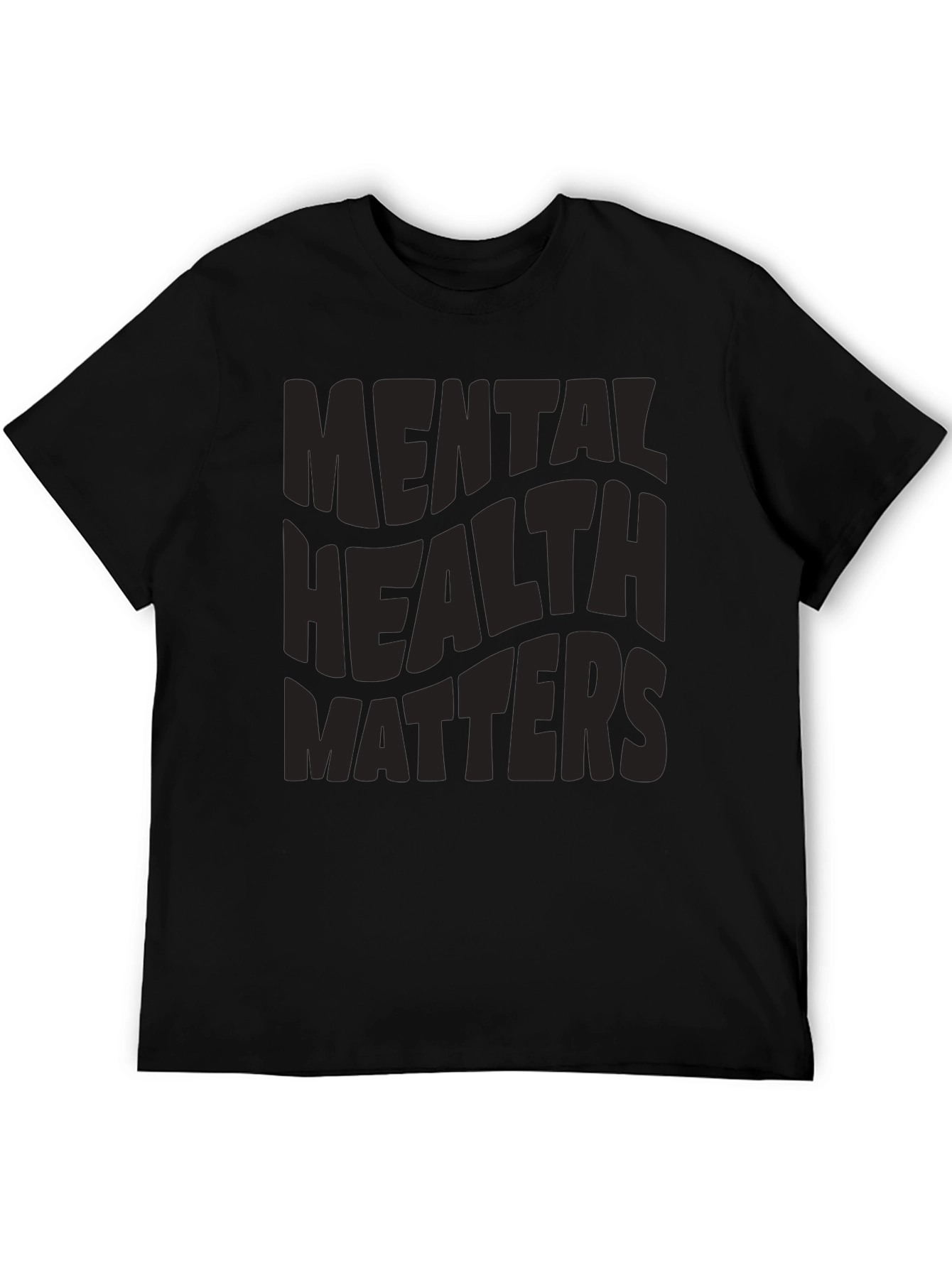 Mental Health Matters Black Graphic Tee