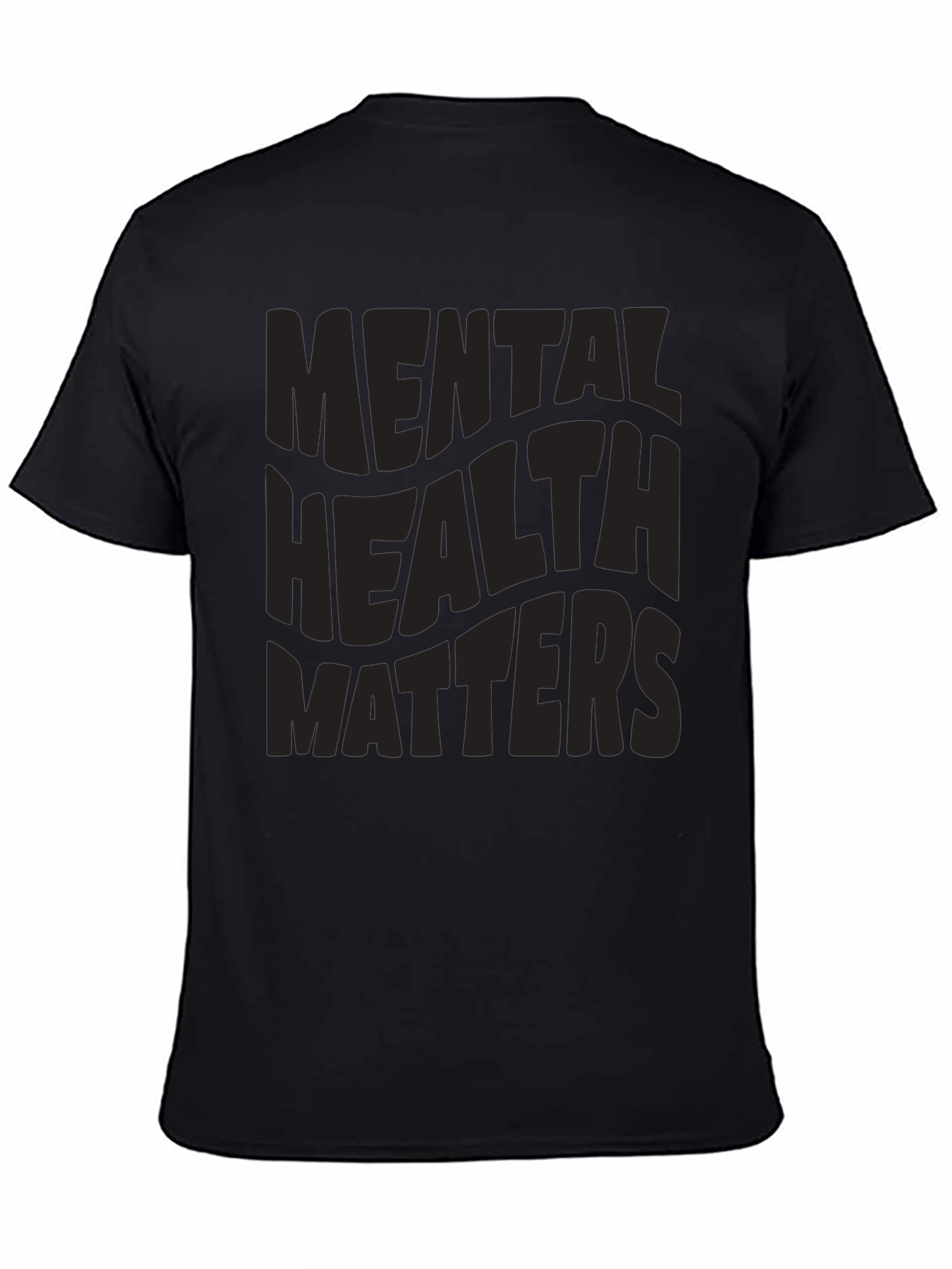 Mental Health Matters Black Graphic Tee