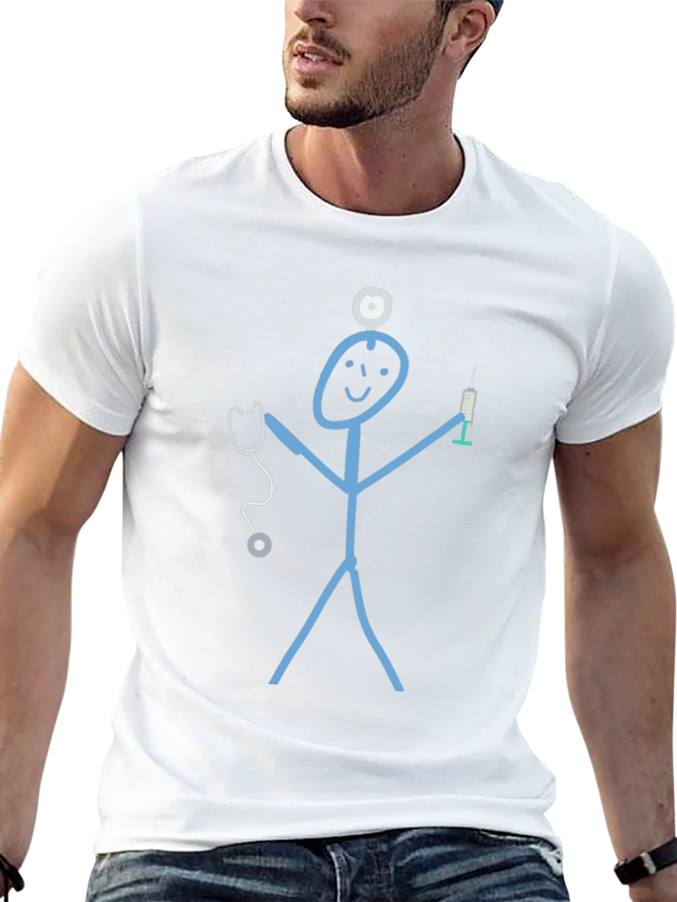 Stick Figure Doctor T-Shirt