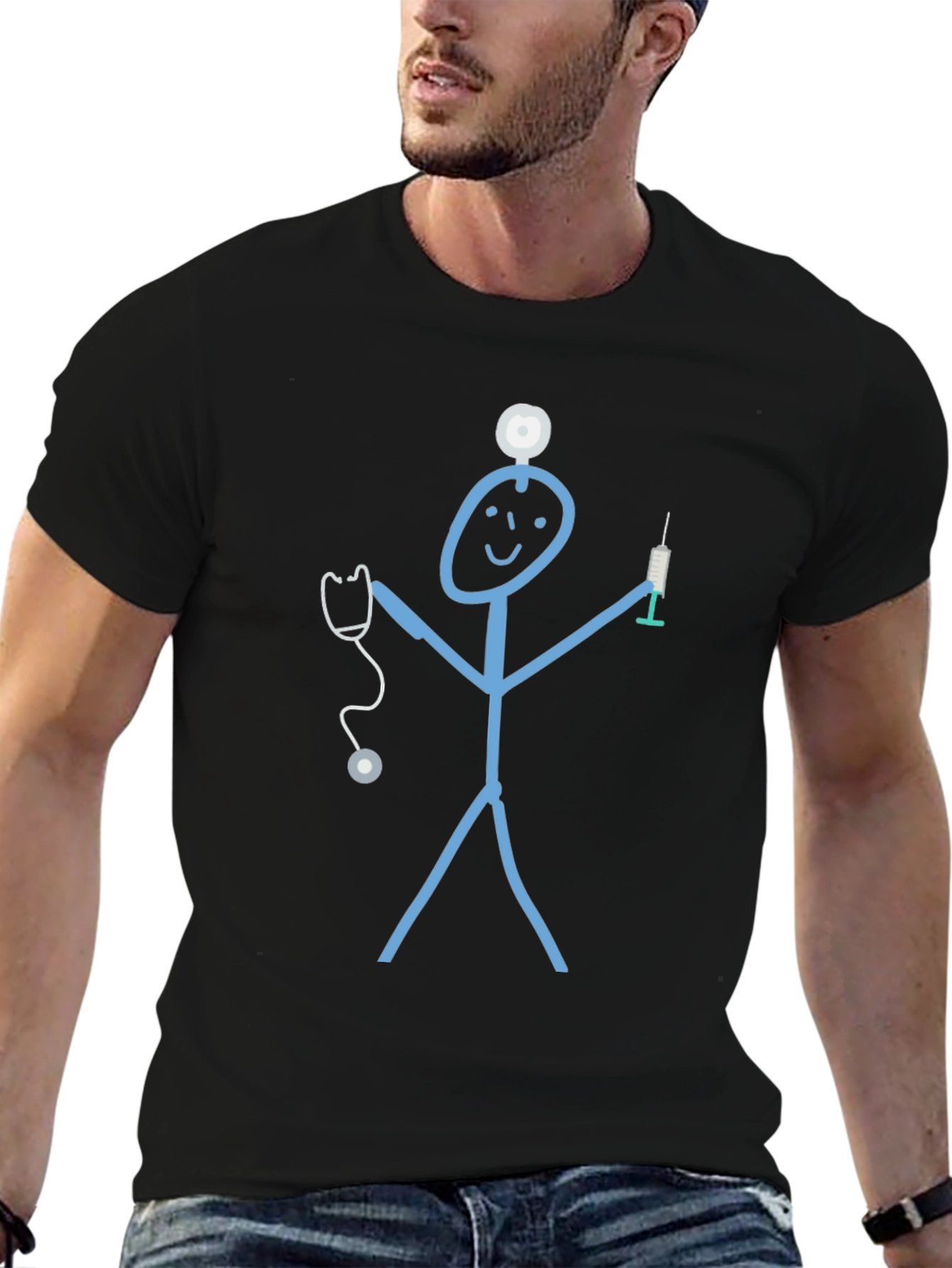 Stick Figure Doctor T-Shirt