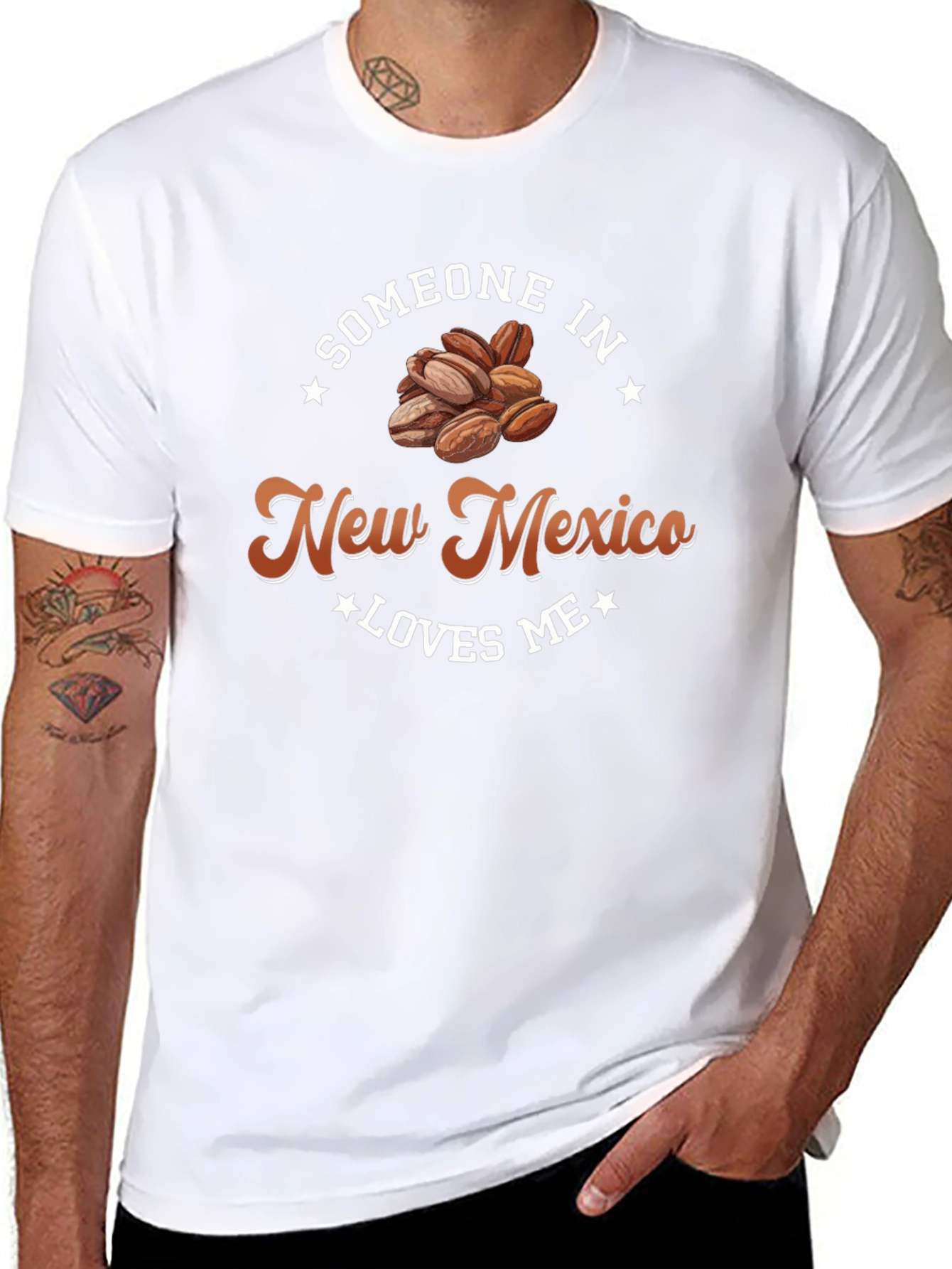 New Mexico Loves Me Pistachio T-Shirt