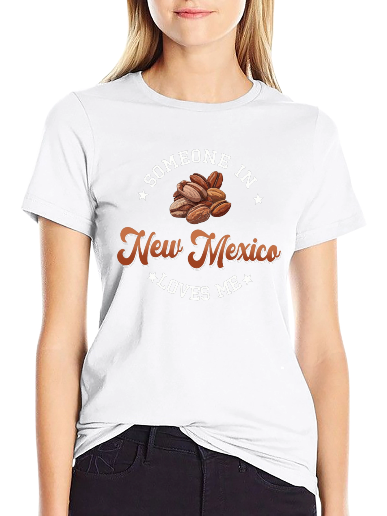 New Mexico Loves Me Pistachio T-Shirt