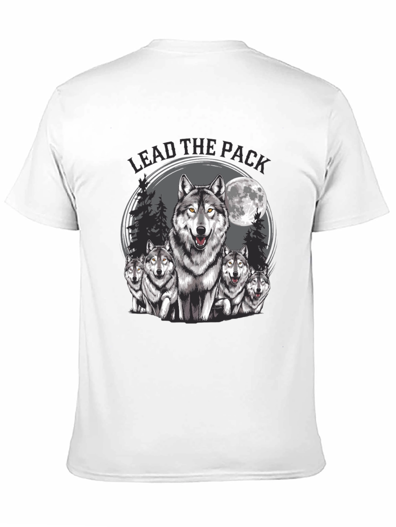 Lead the Pack Wolf Graphic T-Shirt