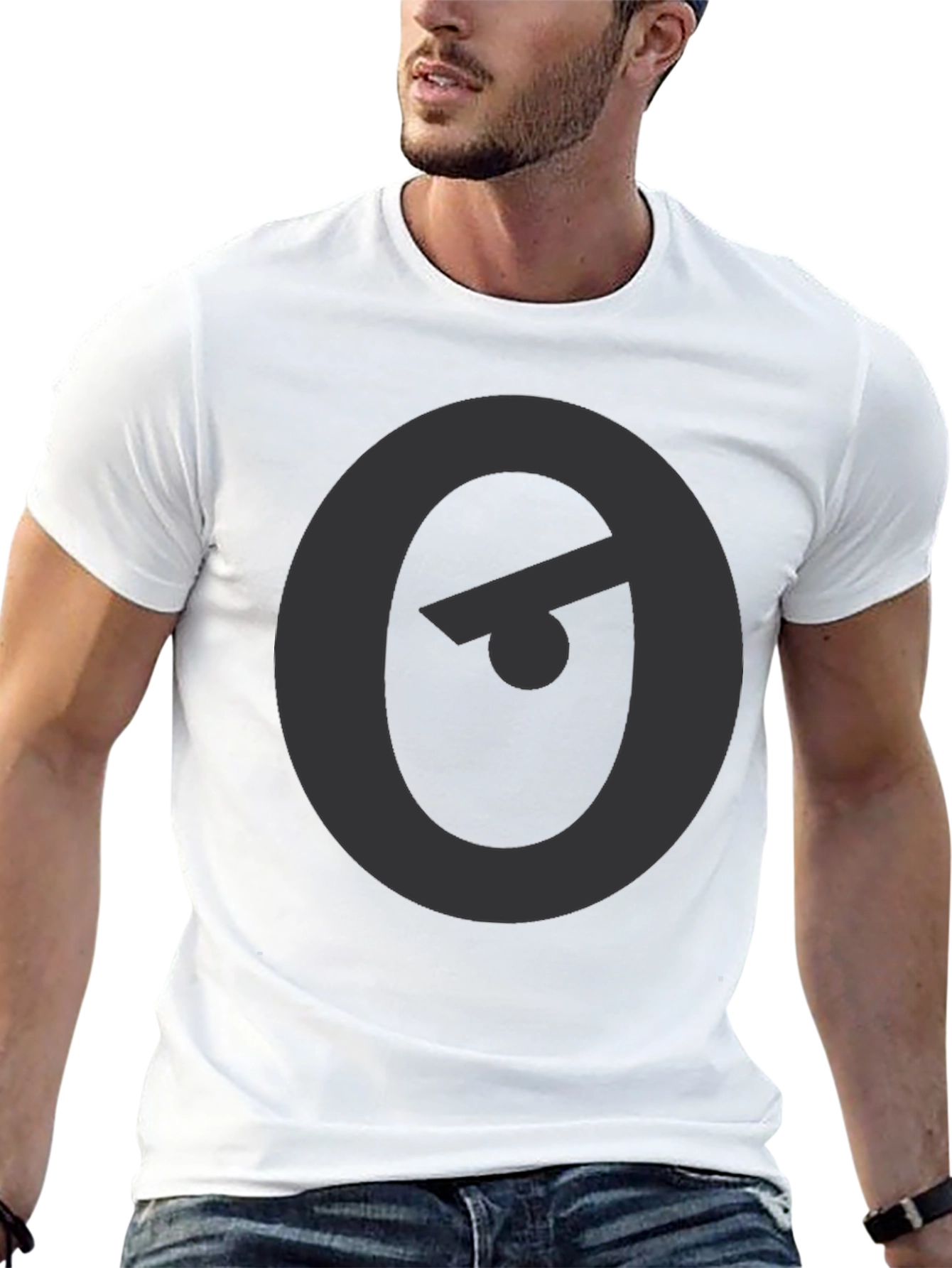Unique Graphic Tee - Eye Symbol Black Shirt