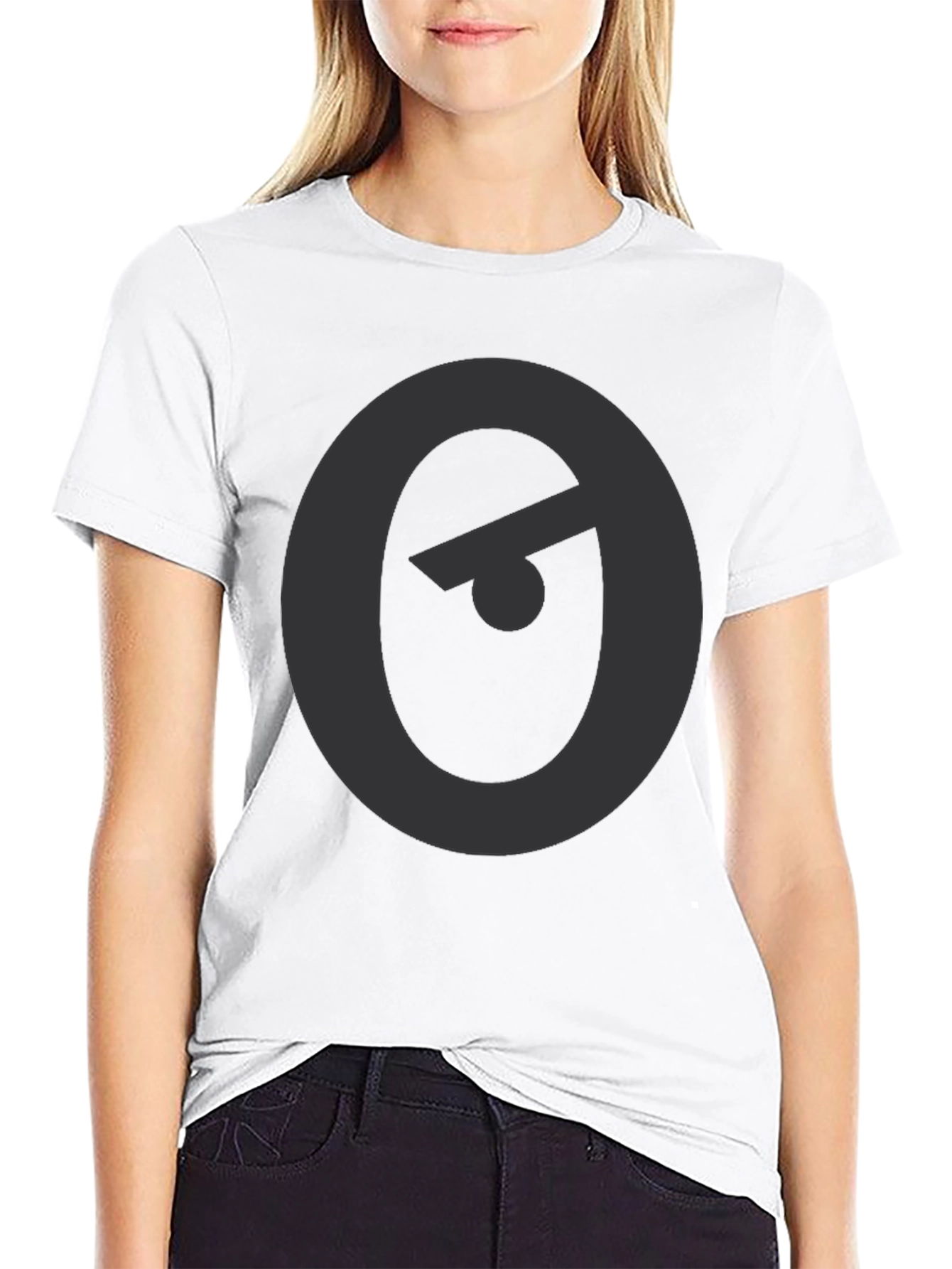 Unique Graphic Tee - Eye Symbol Black Shirt