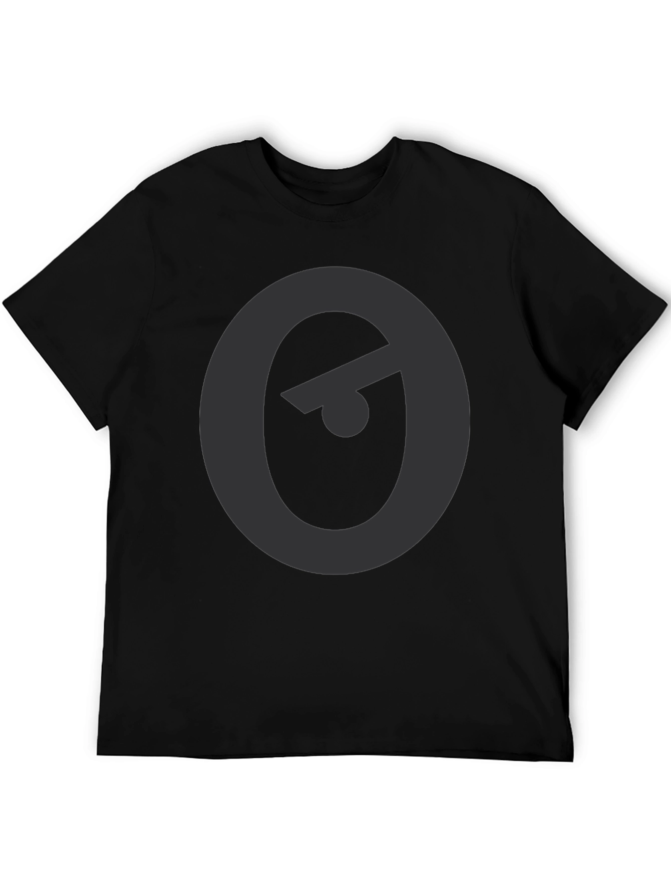 Unique Graphic Tee - Eye Symbol Black Shirt