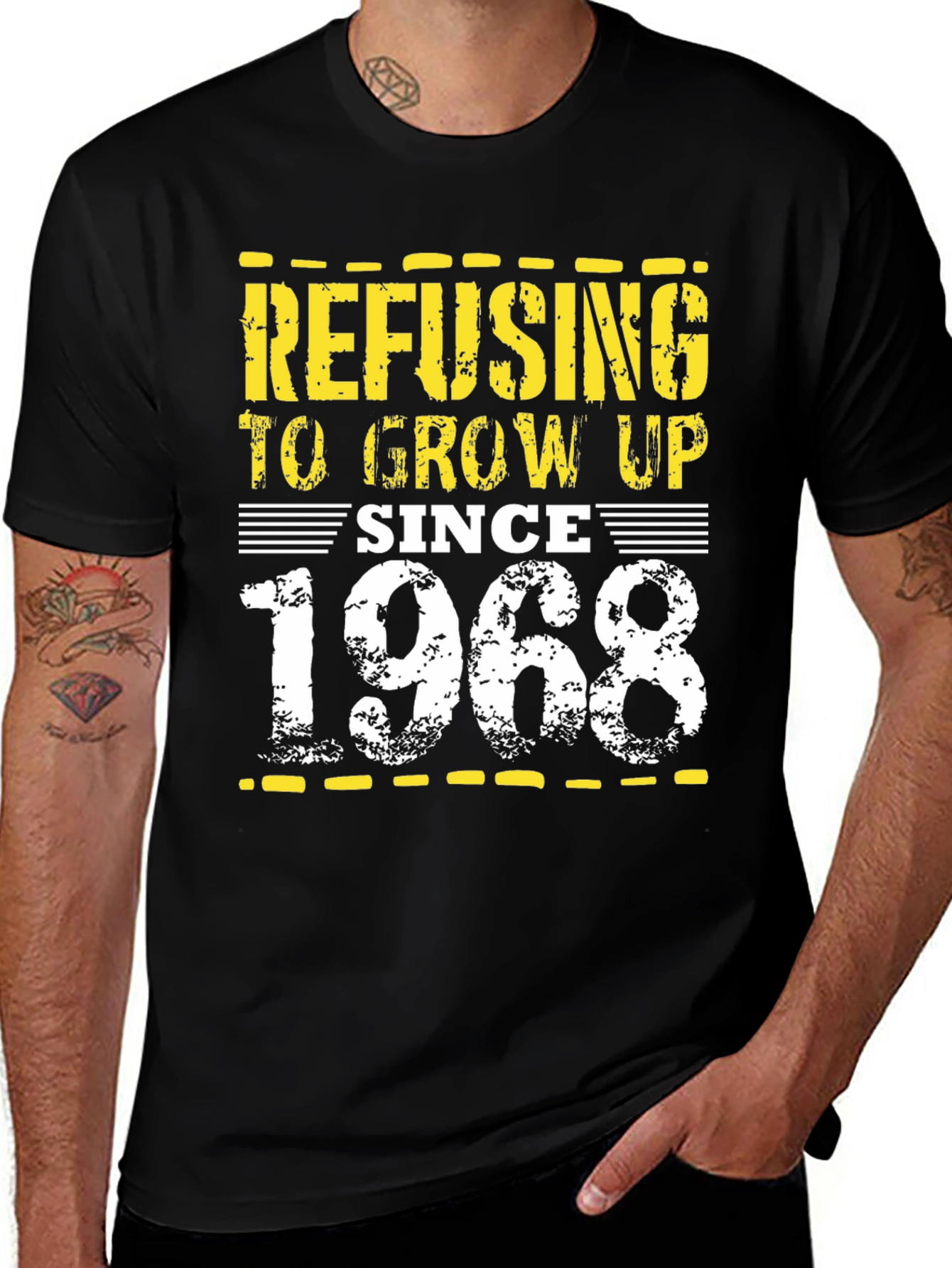Refusing to Grow Up Since 1968 T-Shirt
