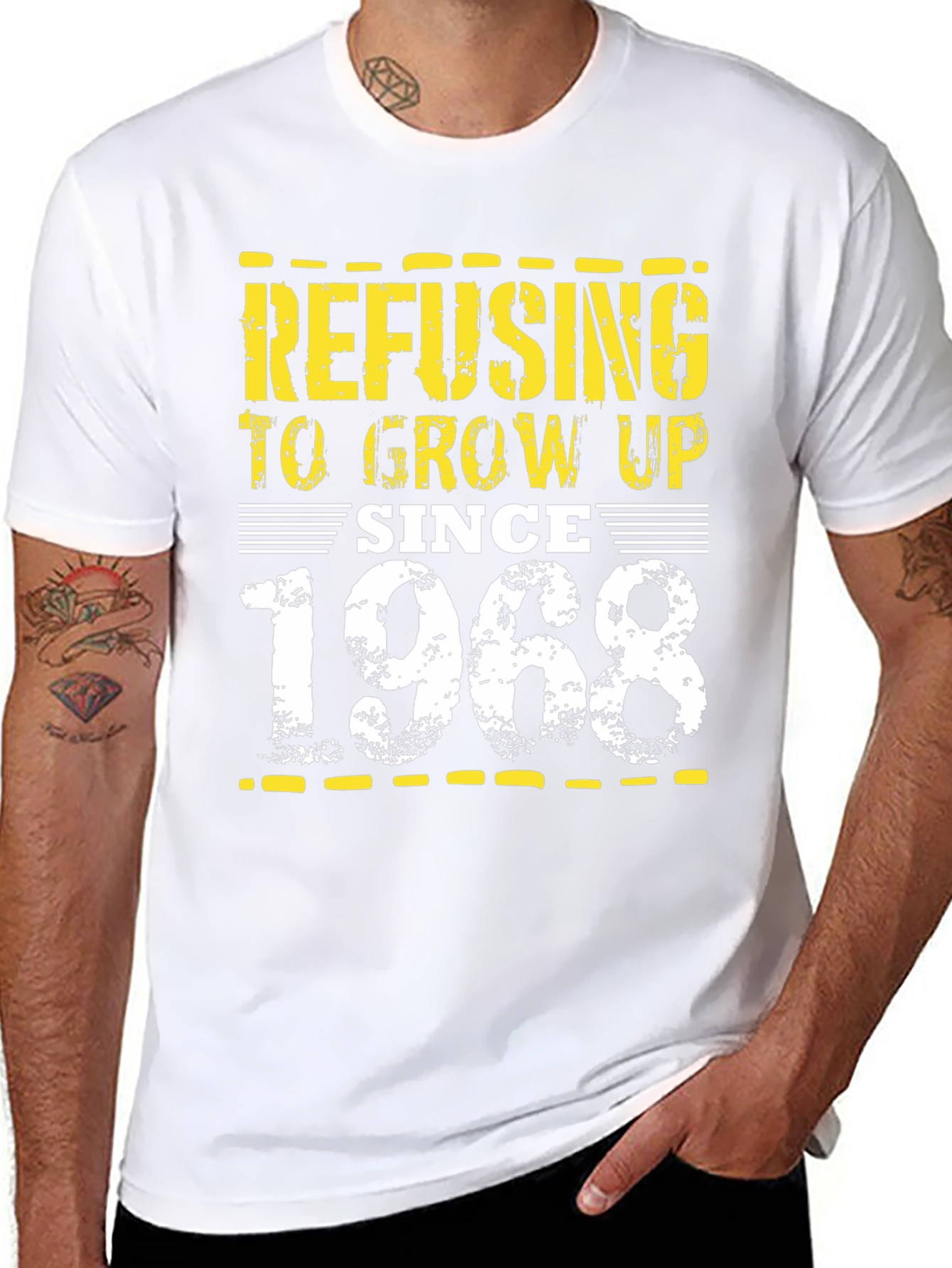 Refusing to Grow Up Since 1968 T-Shirt