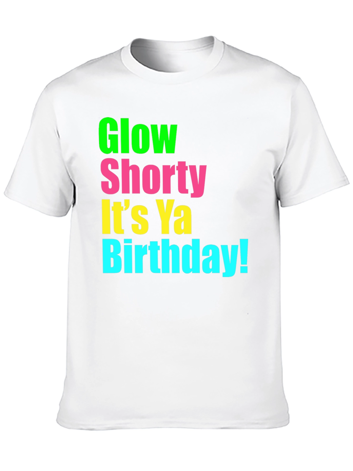 Glow Shorty Birthday Graphic Tee