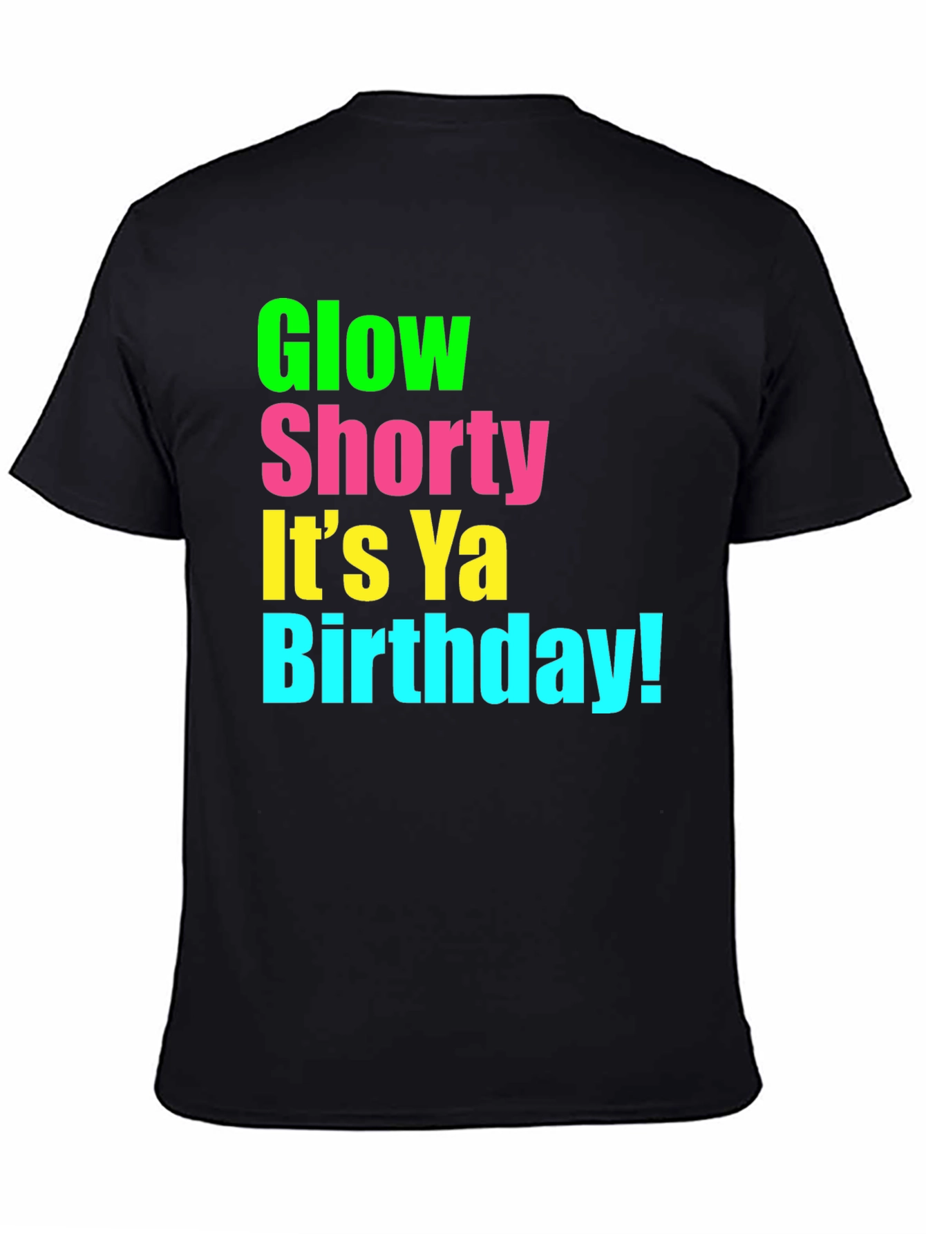 Glow Shorty Birthday Graphic Tee